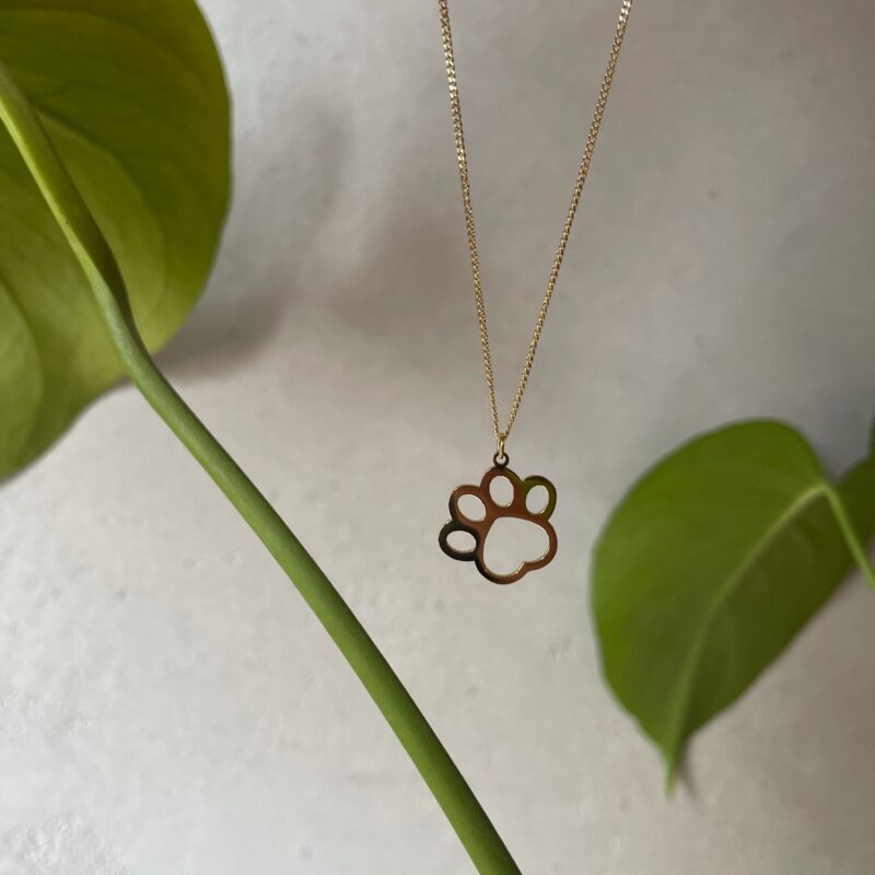 Naszyjnik " Łapka " - stal szlachetna