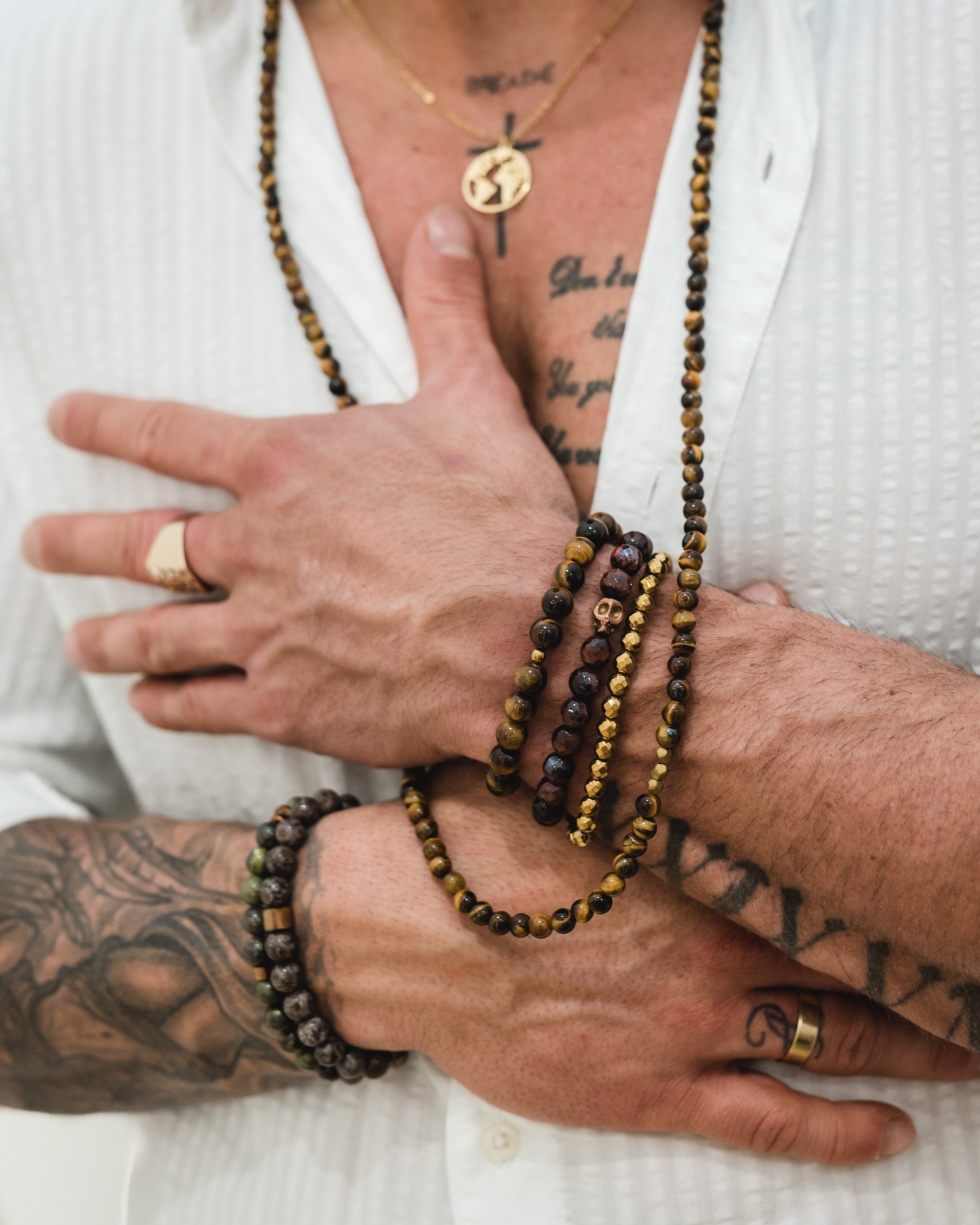 Bransoletka męska – Bawole Oko