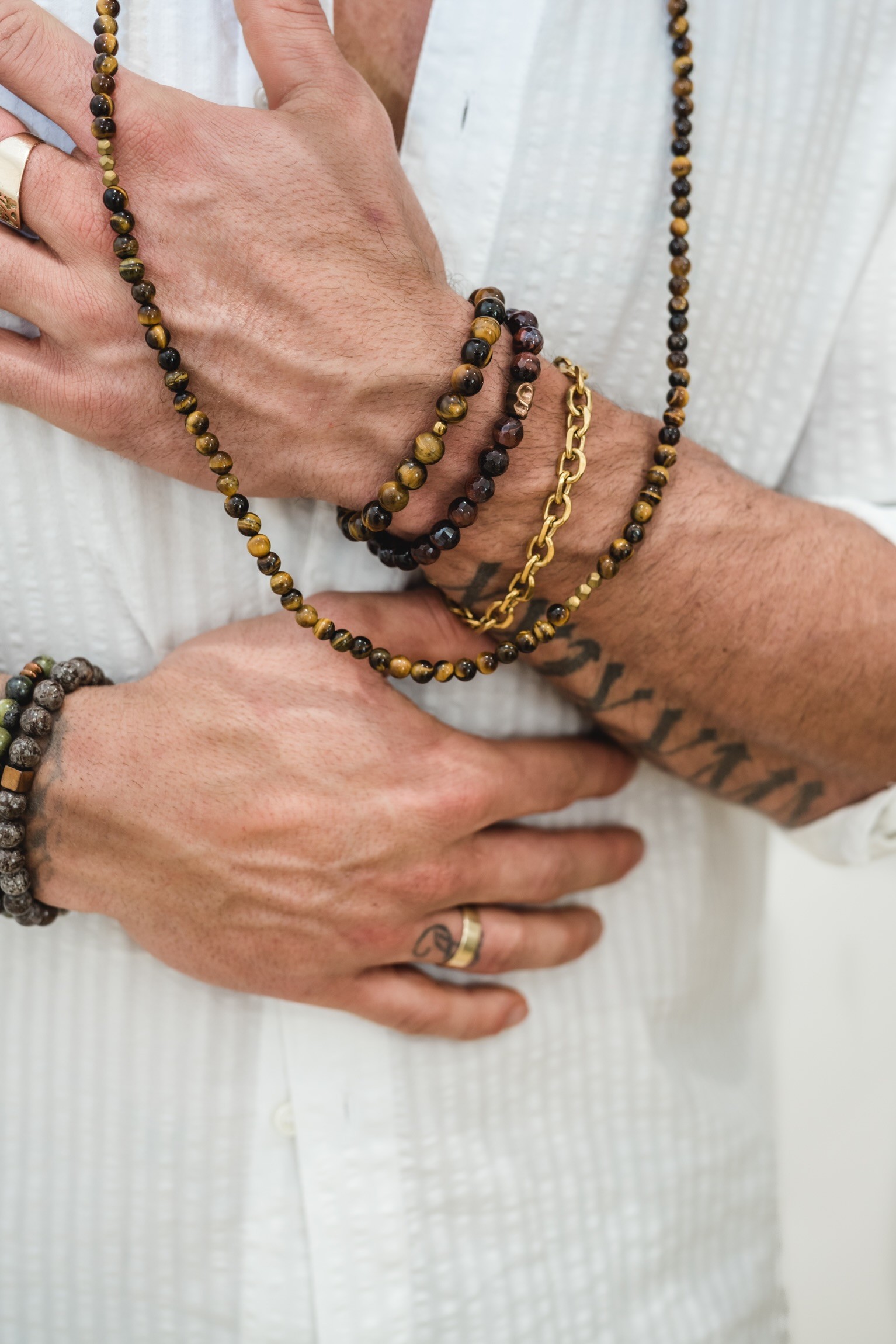 Bransoletka męska – Bawole Oko