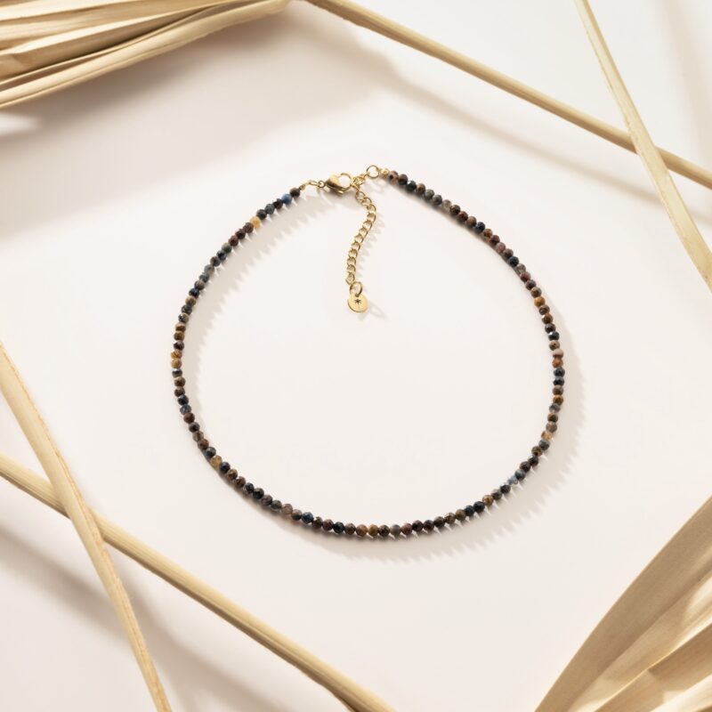 Naszyjnik typu choker "Pietersit"