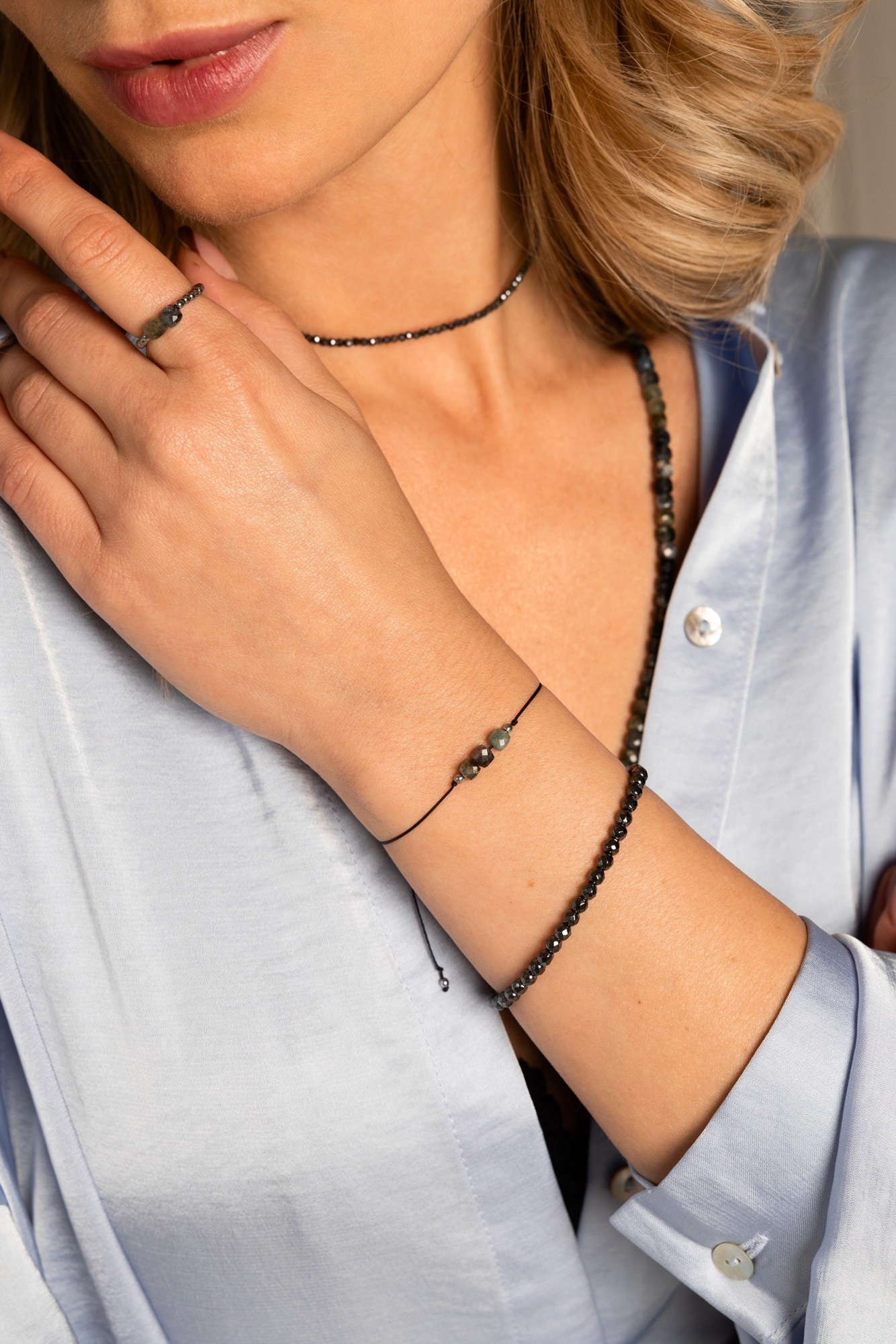 Bransoletka „Sparkle” – Hematyt