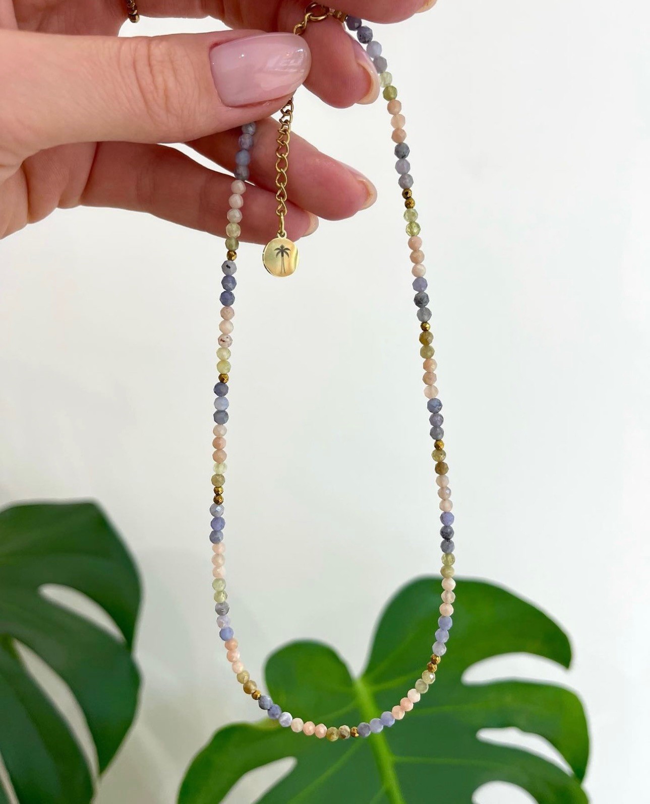 Naszyjnik typu choker „Tanzanit”