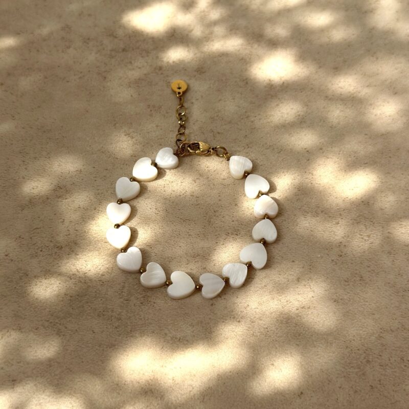 Bransoletka "White Heart"