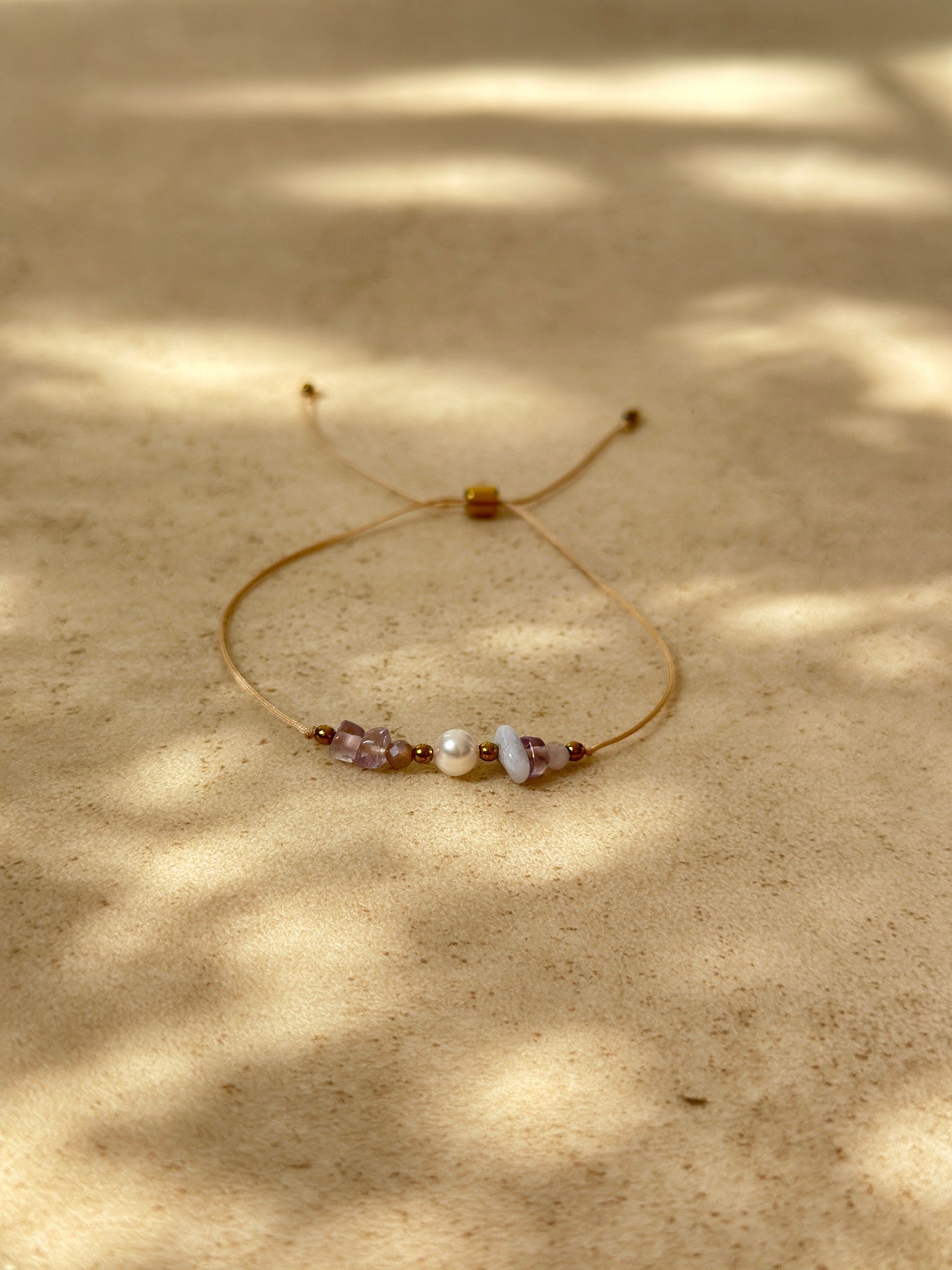 Bransoletka sznurkowa „Mama love”