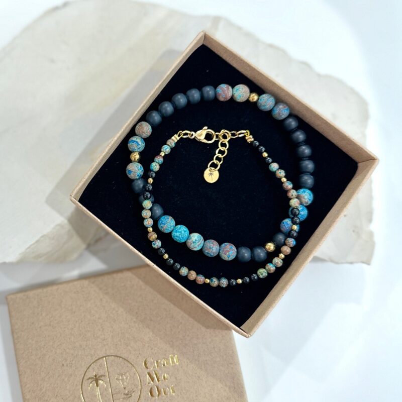 Zestaw bransoletek "Tata córka"