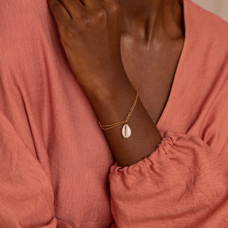 Bransoletka z muszlą "Madagaskar"