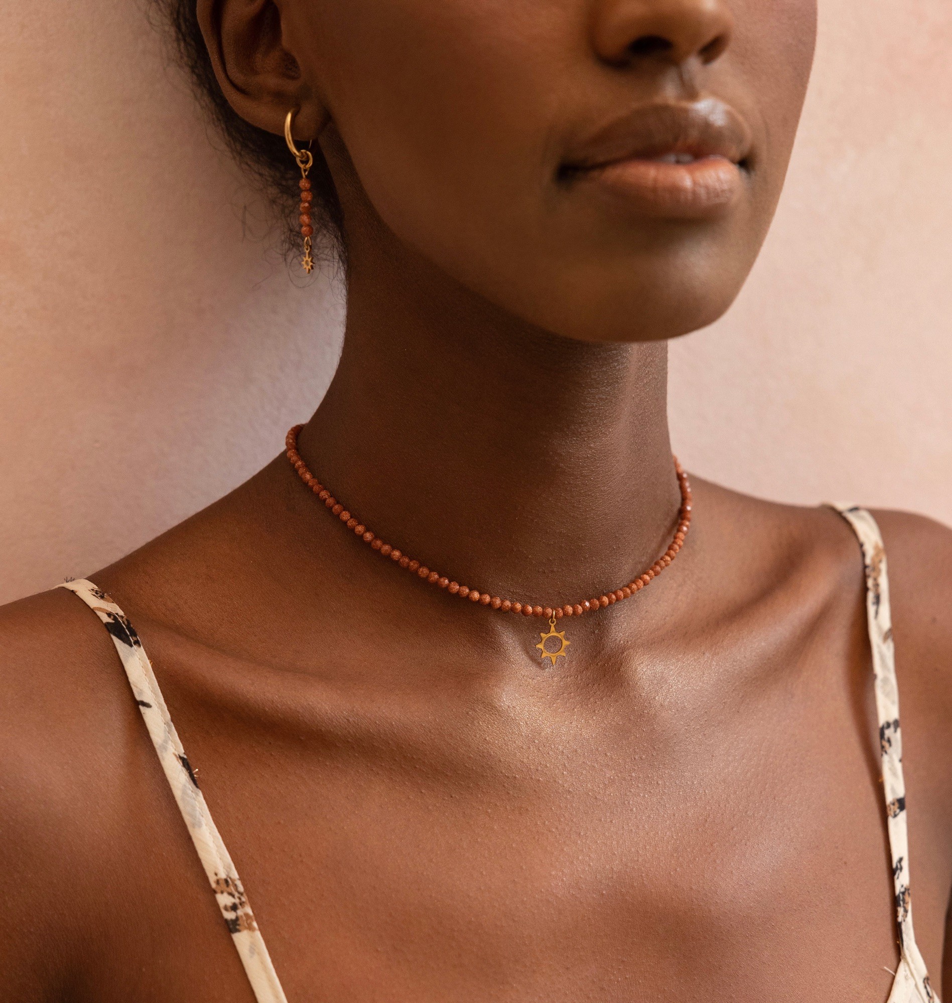 Naszyjnik typu choker „Sahara Dream” – Piasek pustyni