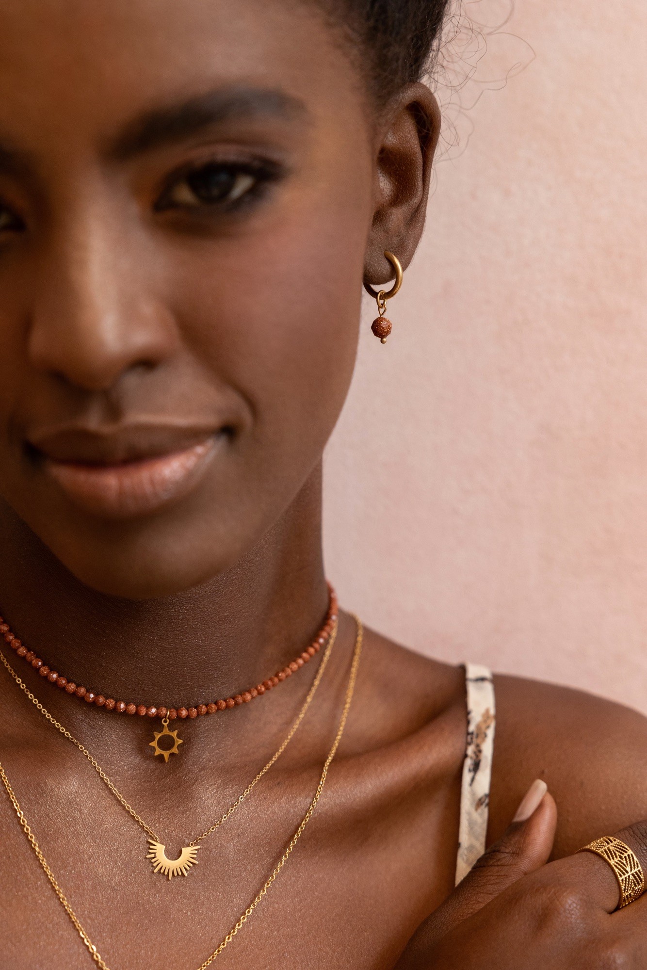 Naszyjnik typu choker „Sahara Dream” – Piasek pustyni