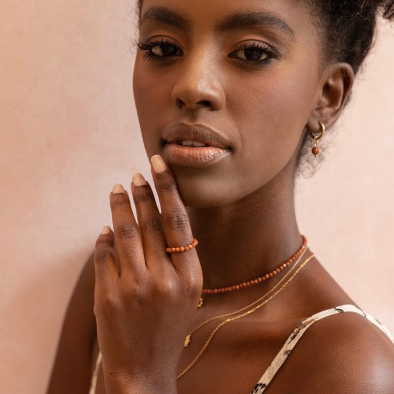 Pierścionek elastyczny "Sahara Dream"