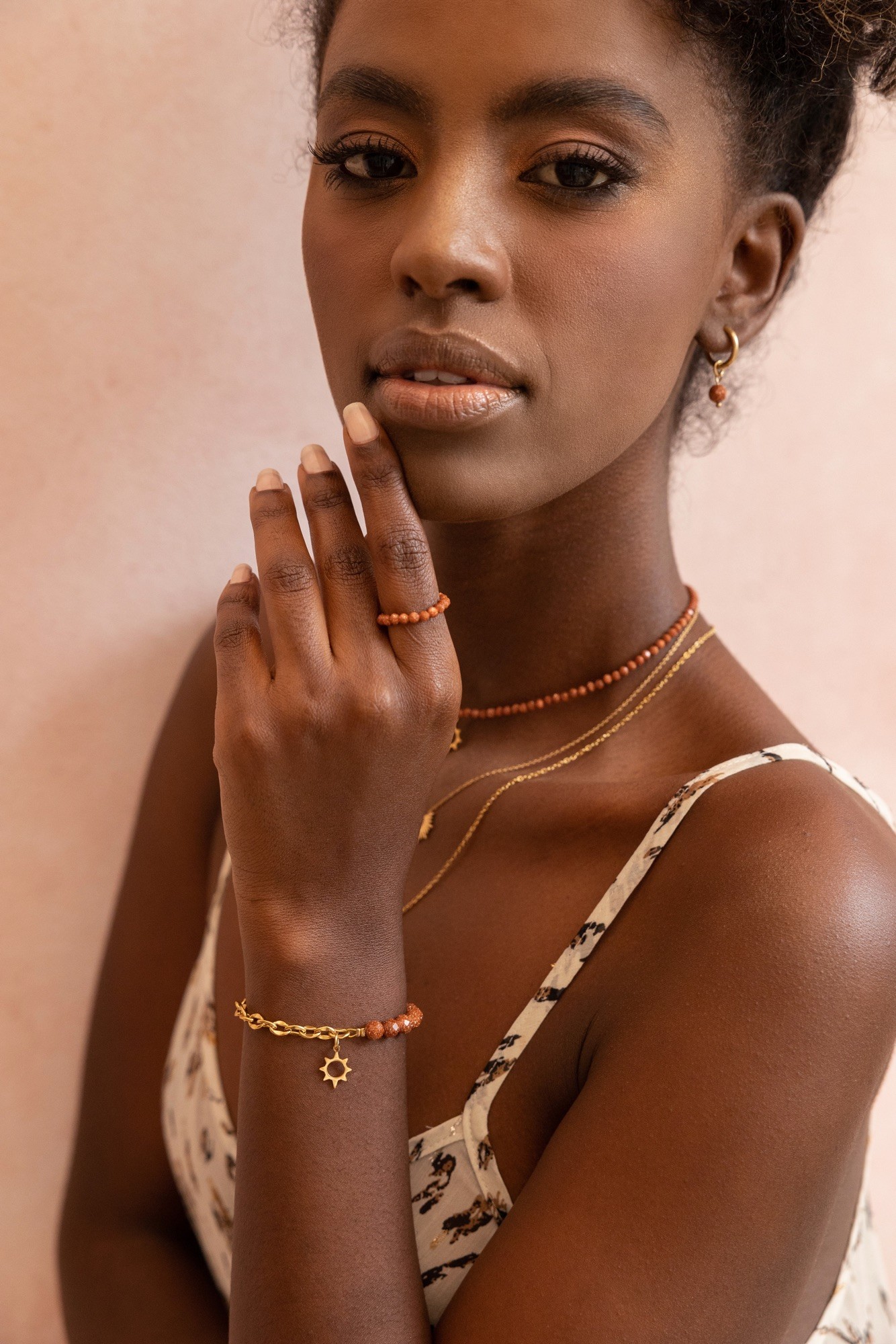 Bransoletka Sahara dream chain – Piasek pustyni, stal szlachetna