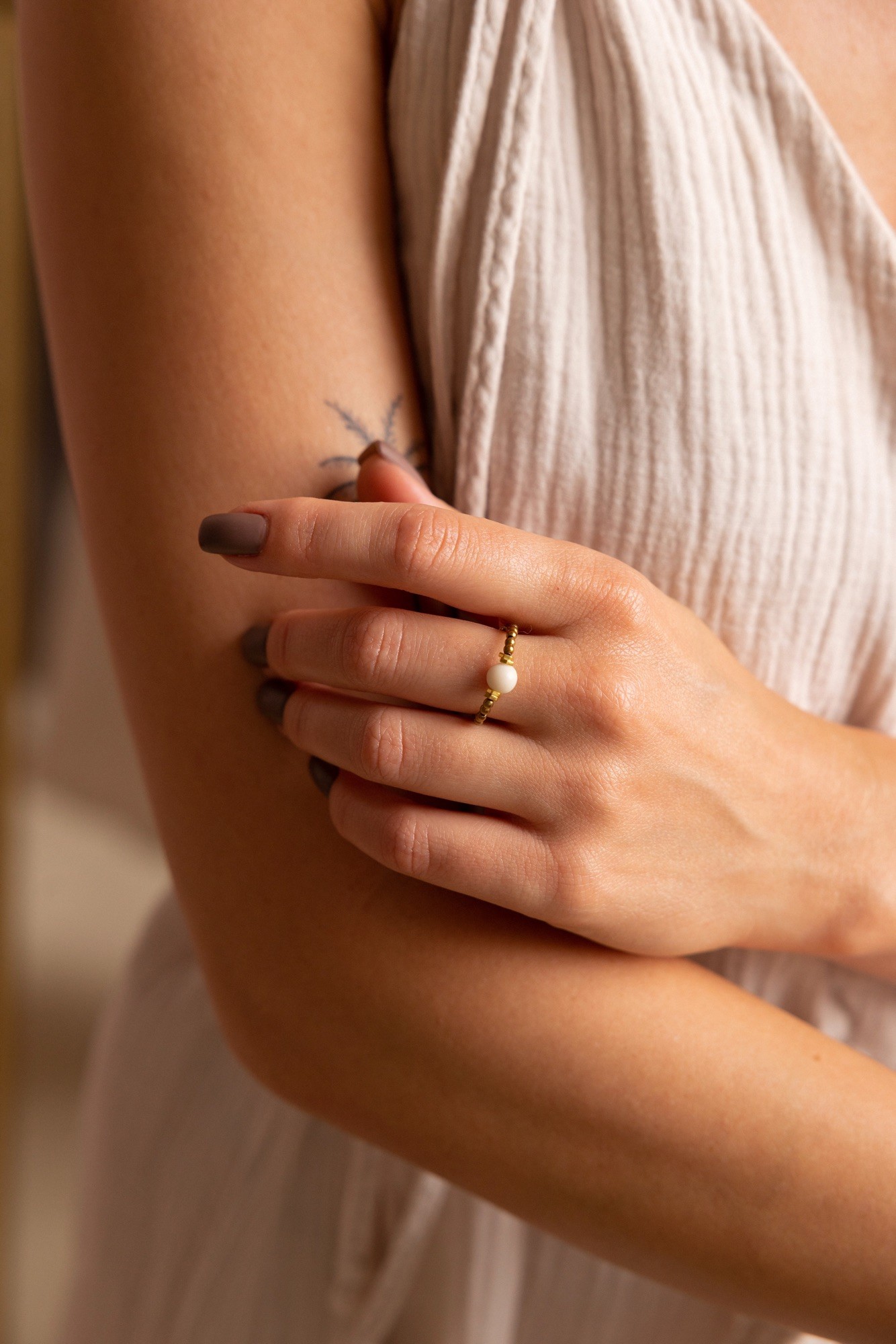 Pierścionek elastyczny „Azulik”