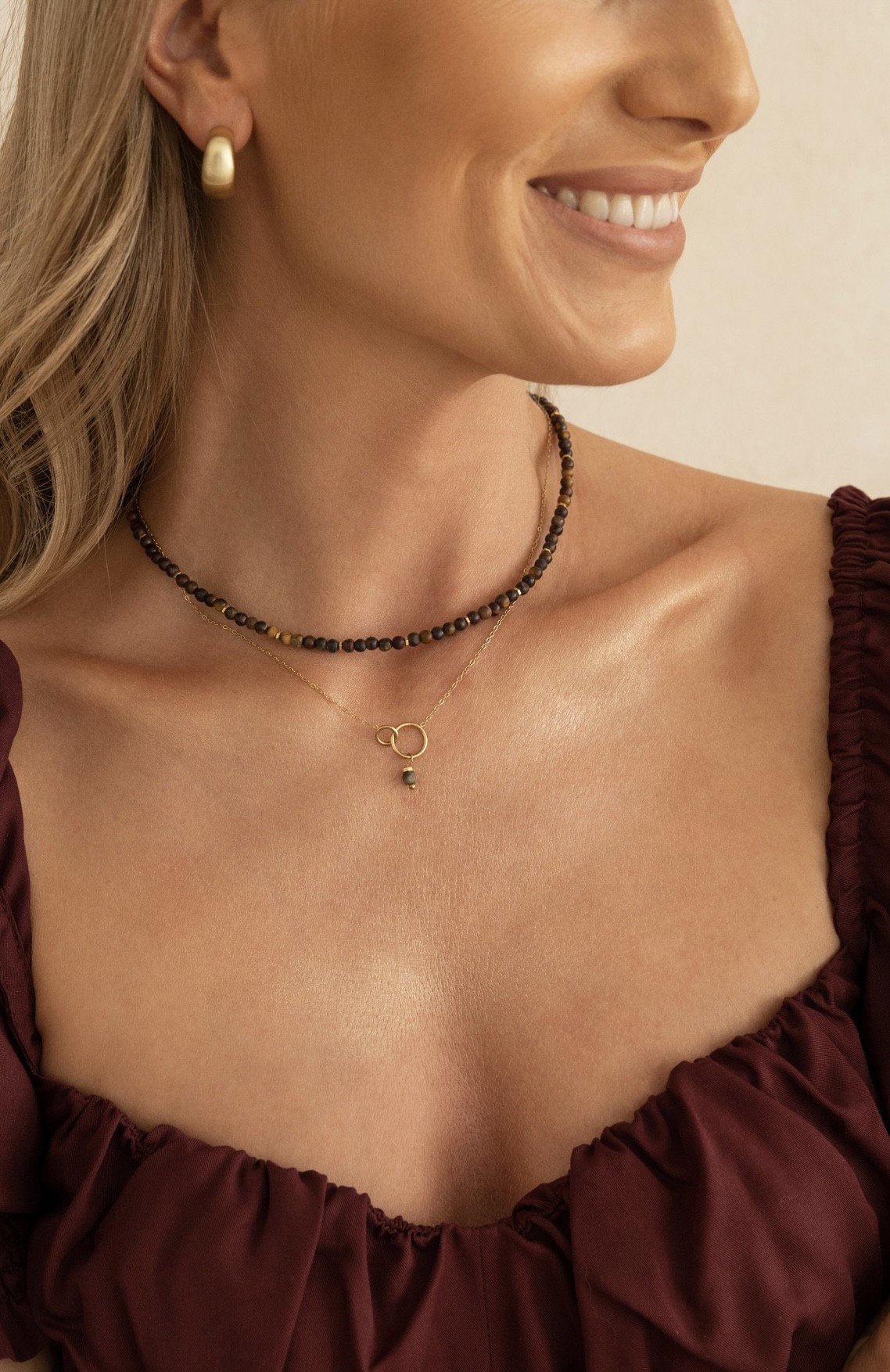 Łańcuszek Green balance – Turmalin zielony