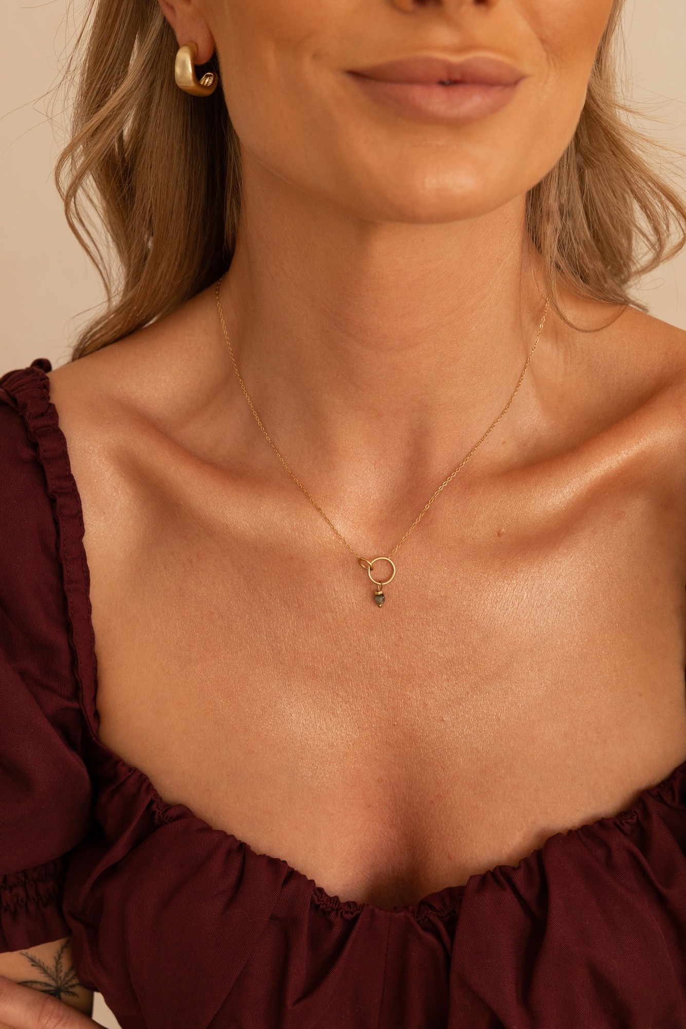 Łańcuszek Green balance – Turmalin zielony