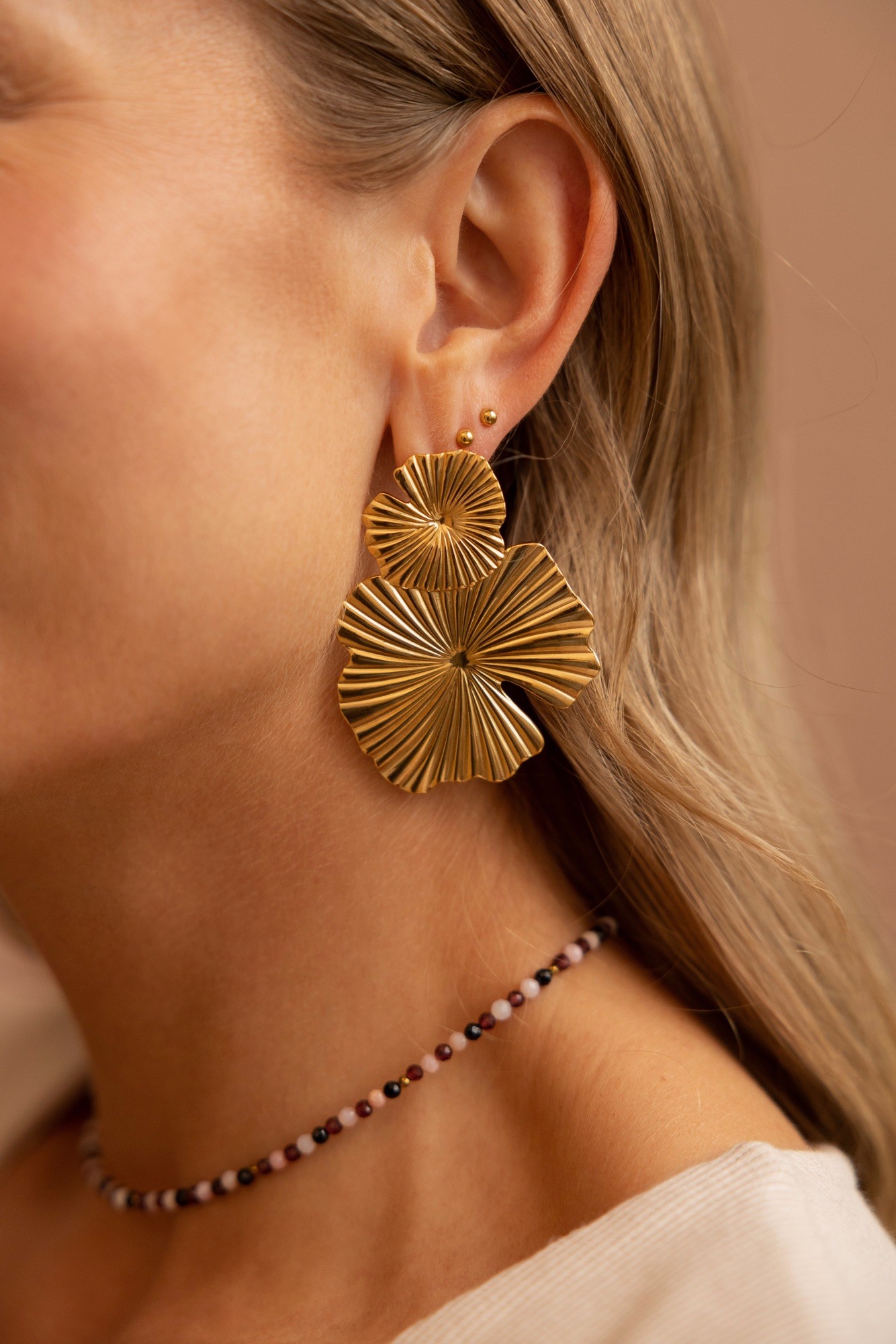 Choker „About you” – Opal peruwiański, Granat, Turmalin