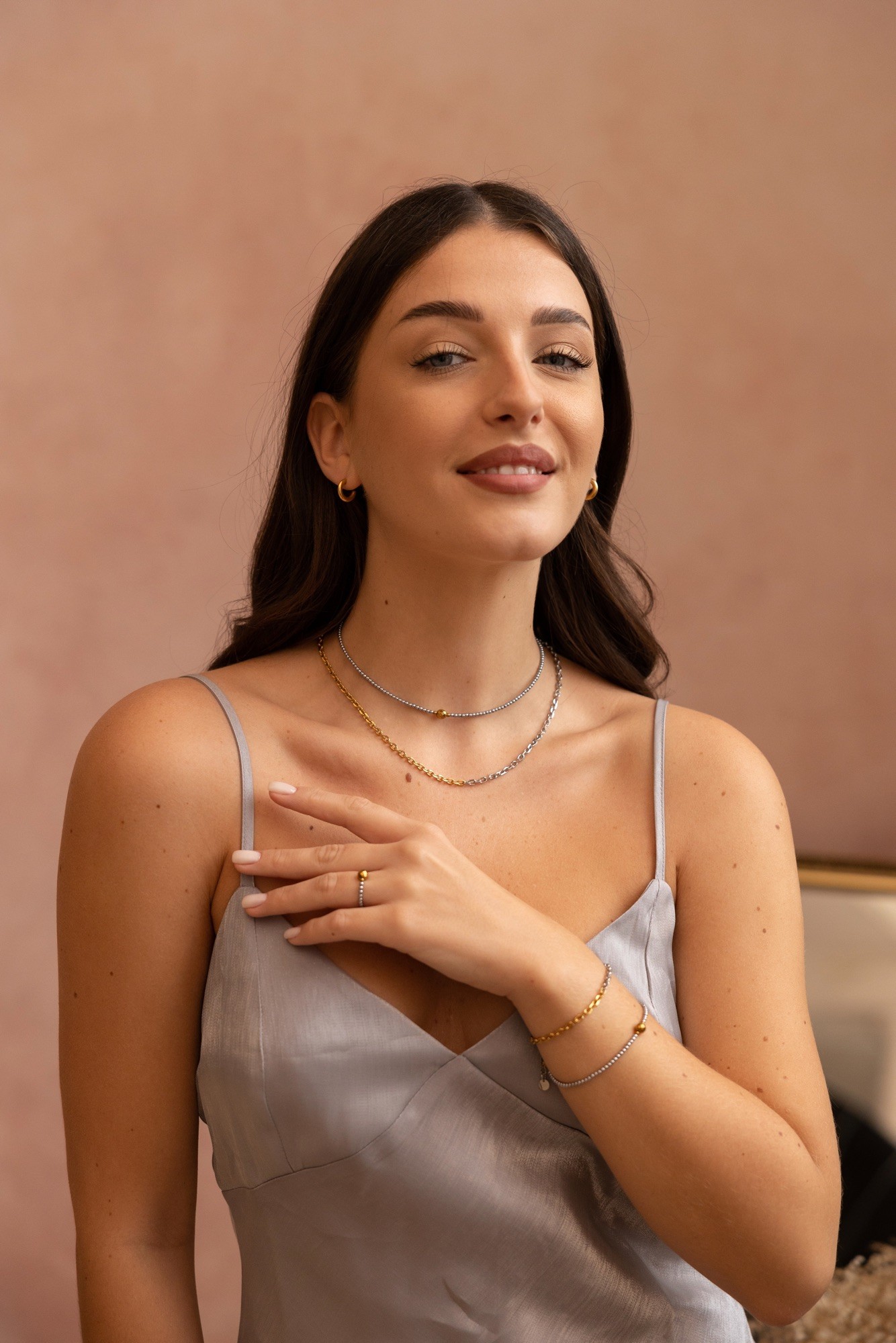 Naszyjnik typu choker „Spoil me” – Hematyt