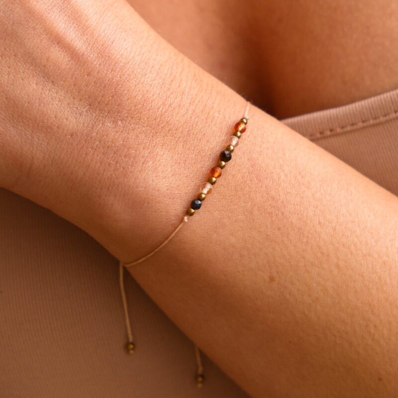 Bransoletka sznurkowa zodiakalna - Panna