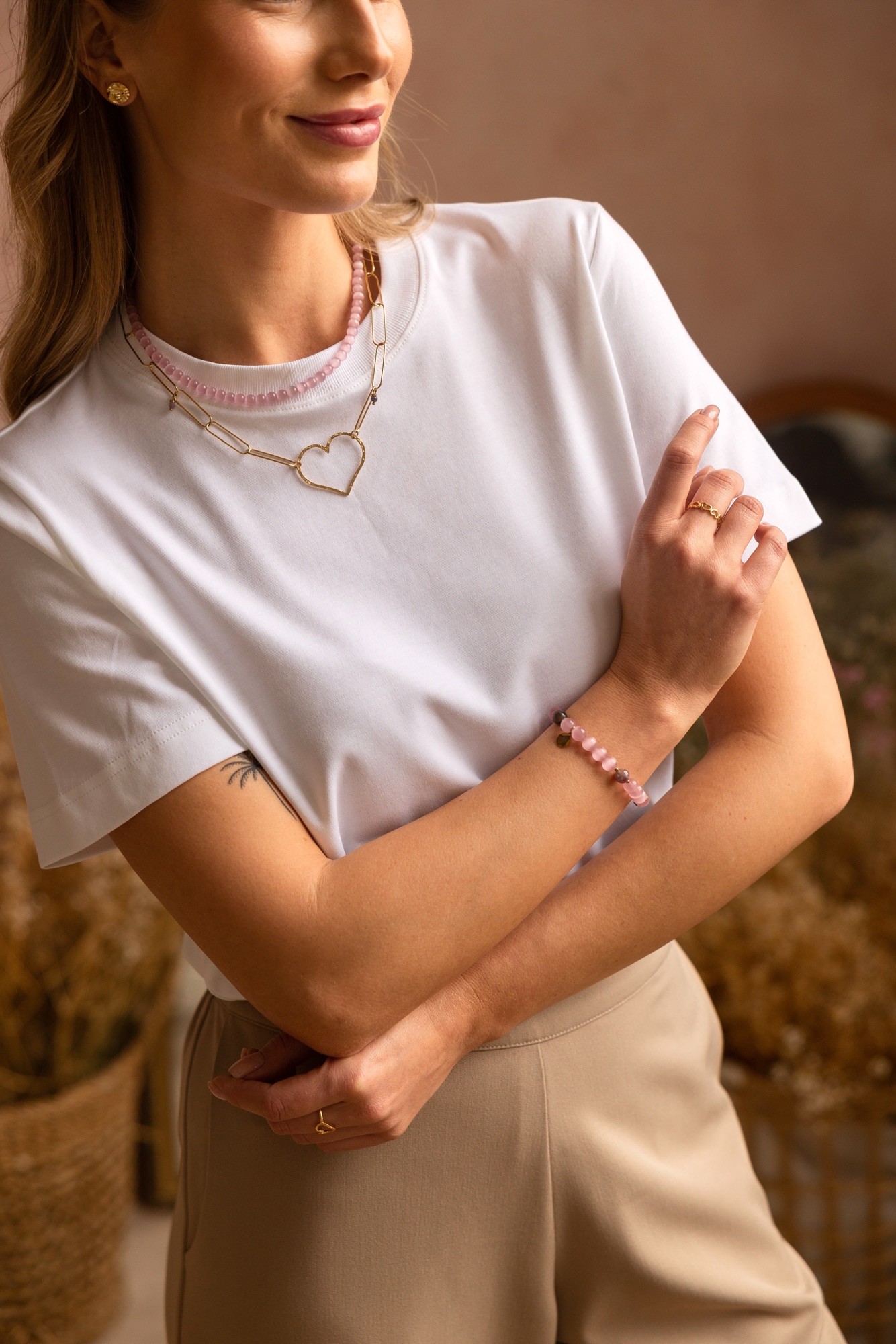 Naszyjnik „Sweet kisses” – Kwarc kocie oko