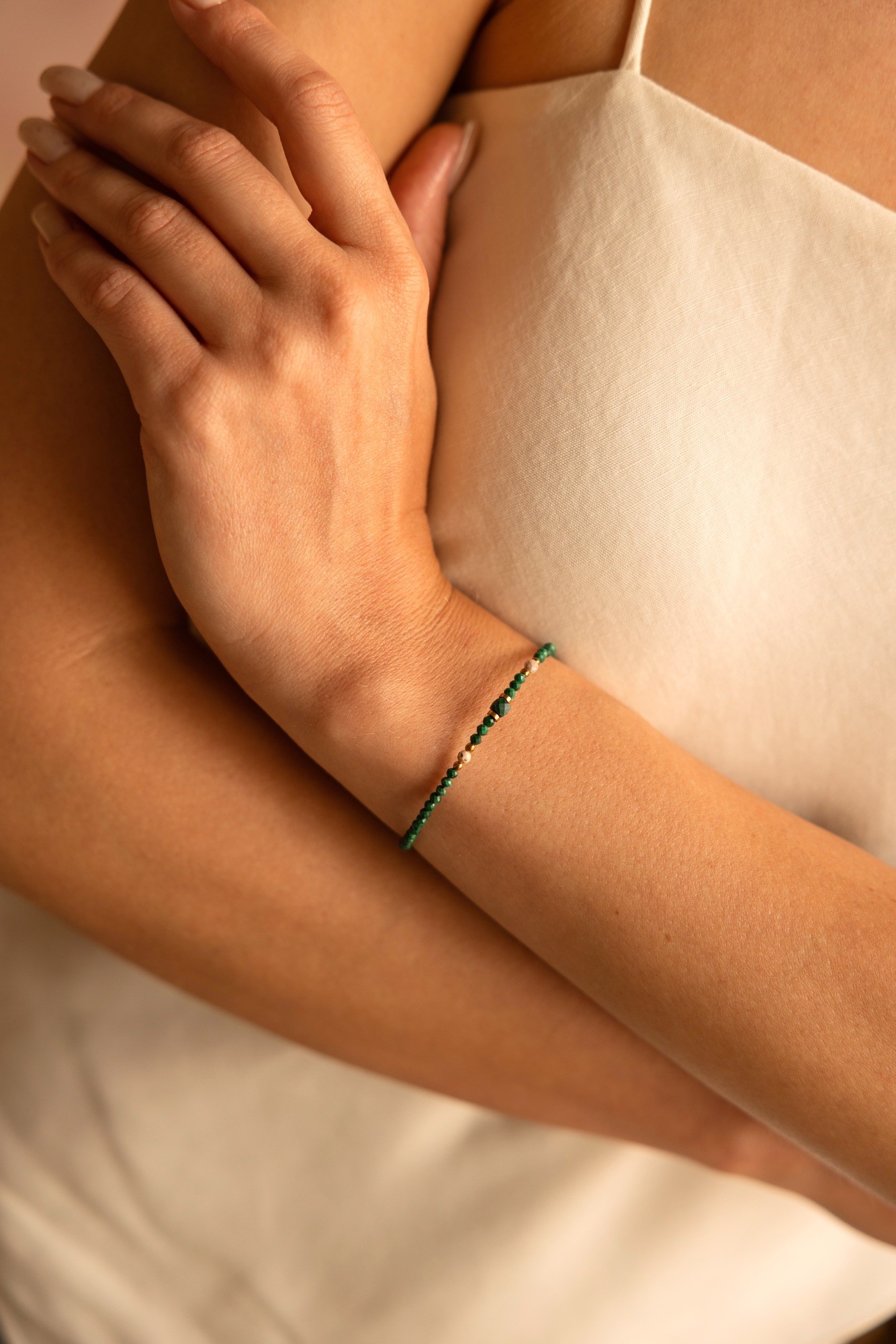 Bransoletka Sicily vibe – bransoletka z naturalnego Malachitu