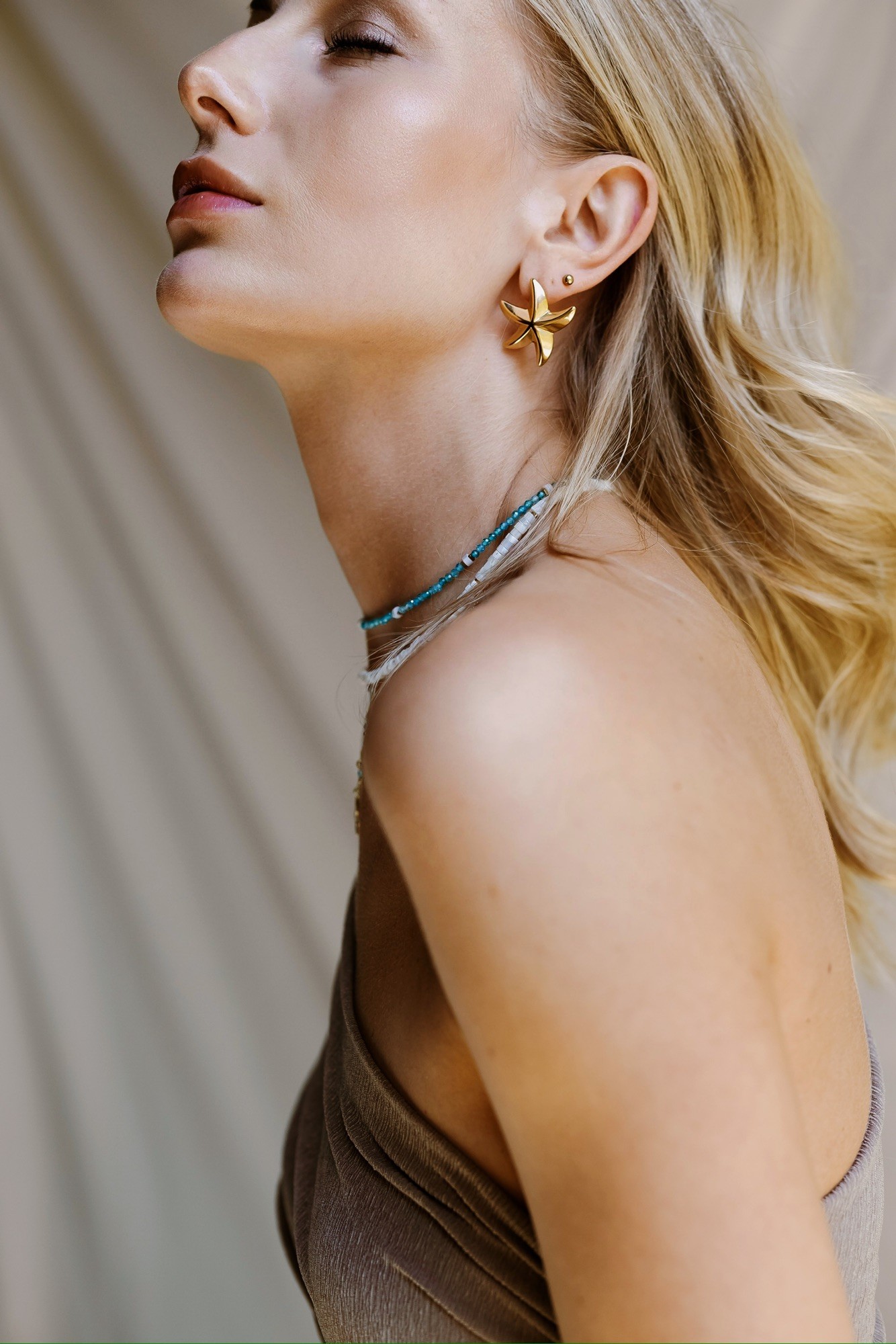 Kolczyki „Star fish” – kolczyki ze stali szlachetnej