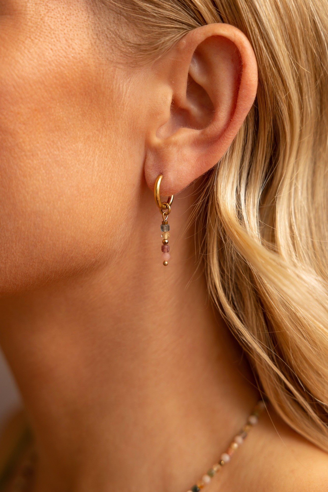 Kolczyki Sweet escape – Turmalin, Cytryn, Opal peruwiański