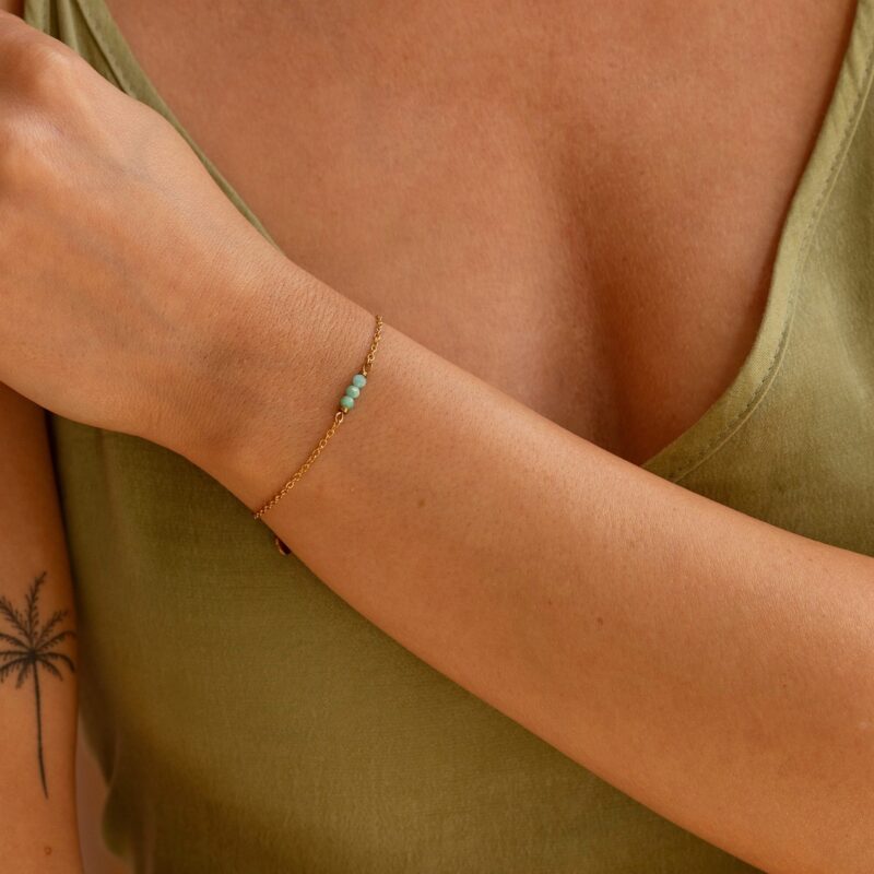 Bransoletka "Hope" - Amazonit