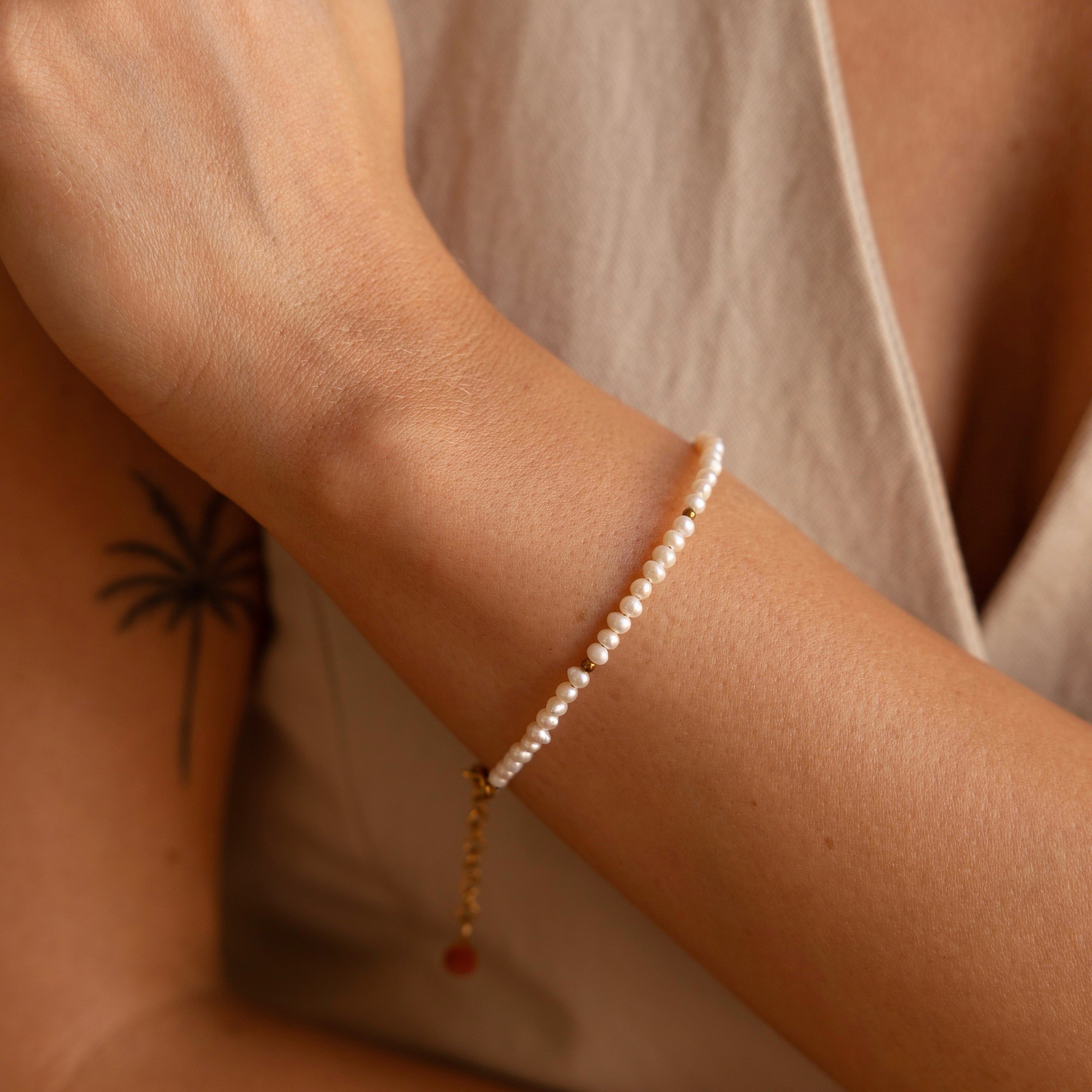 Bransoletka „Minimal Pearl” – perła słodkowodna