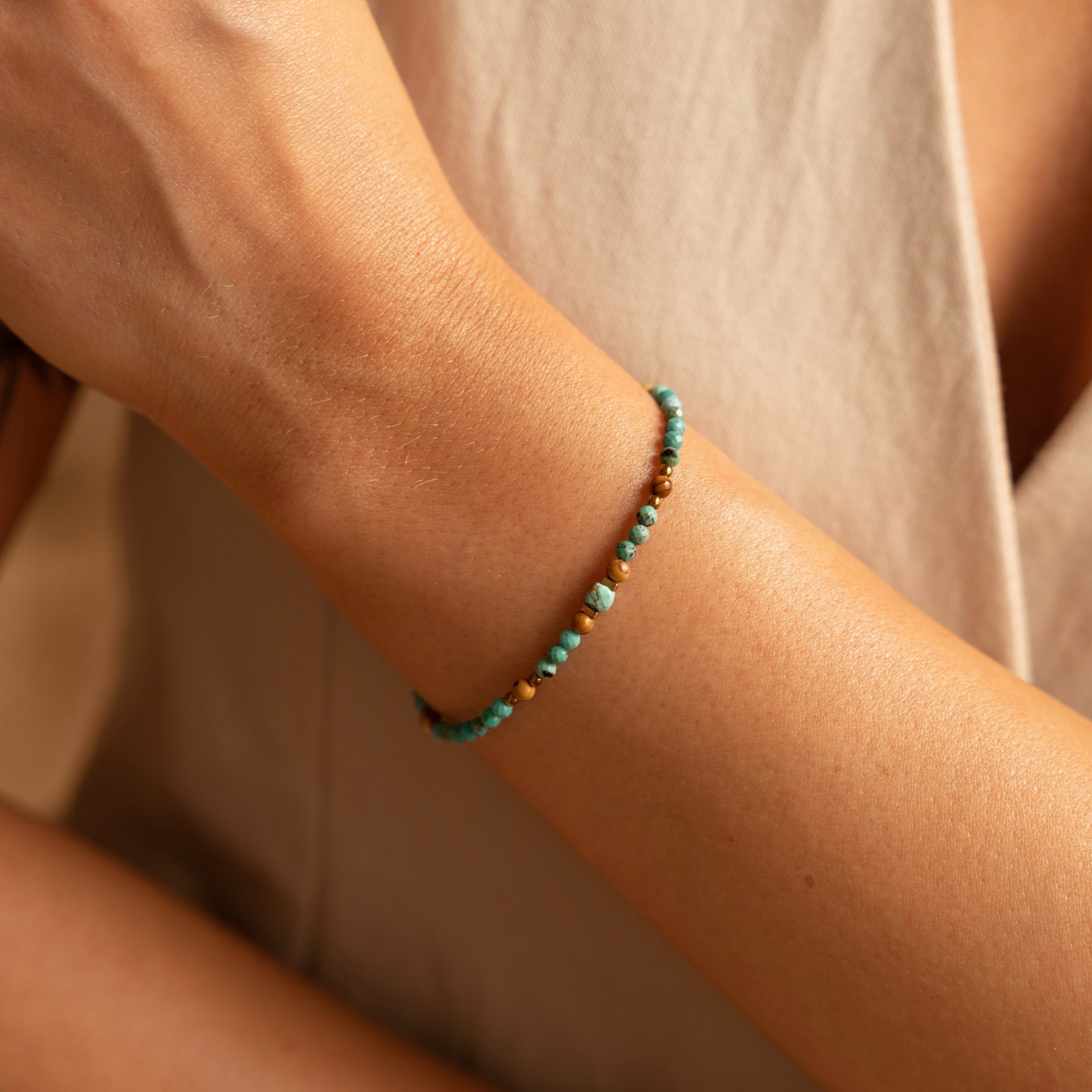 Bransoletka Arizona – Turkus, Jaspis, Hematyt