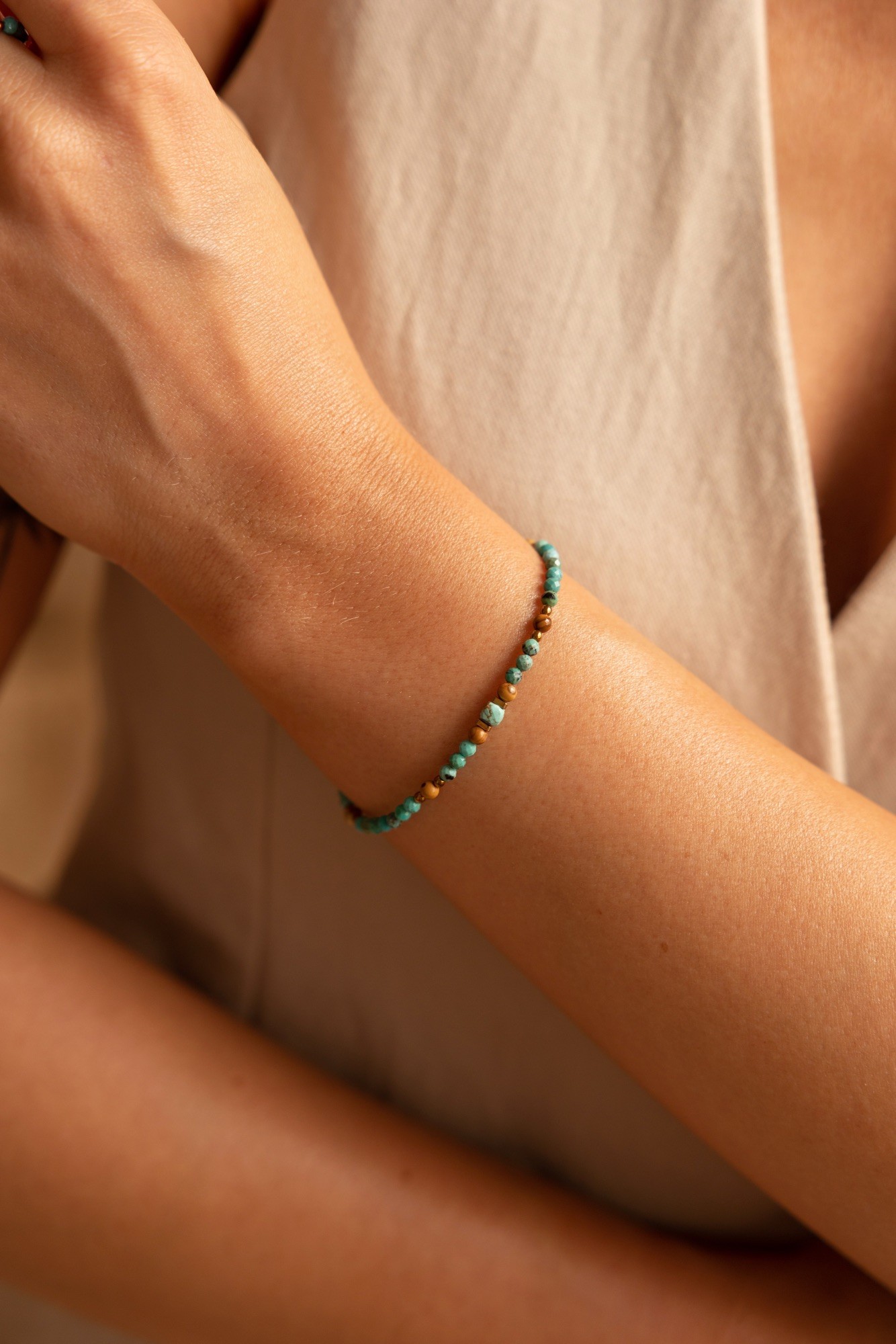 Bransoletka Arizona – Turkus, Jaspis, Hematyt