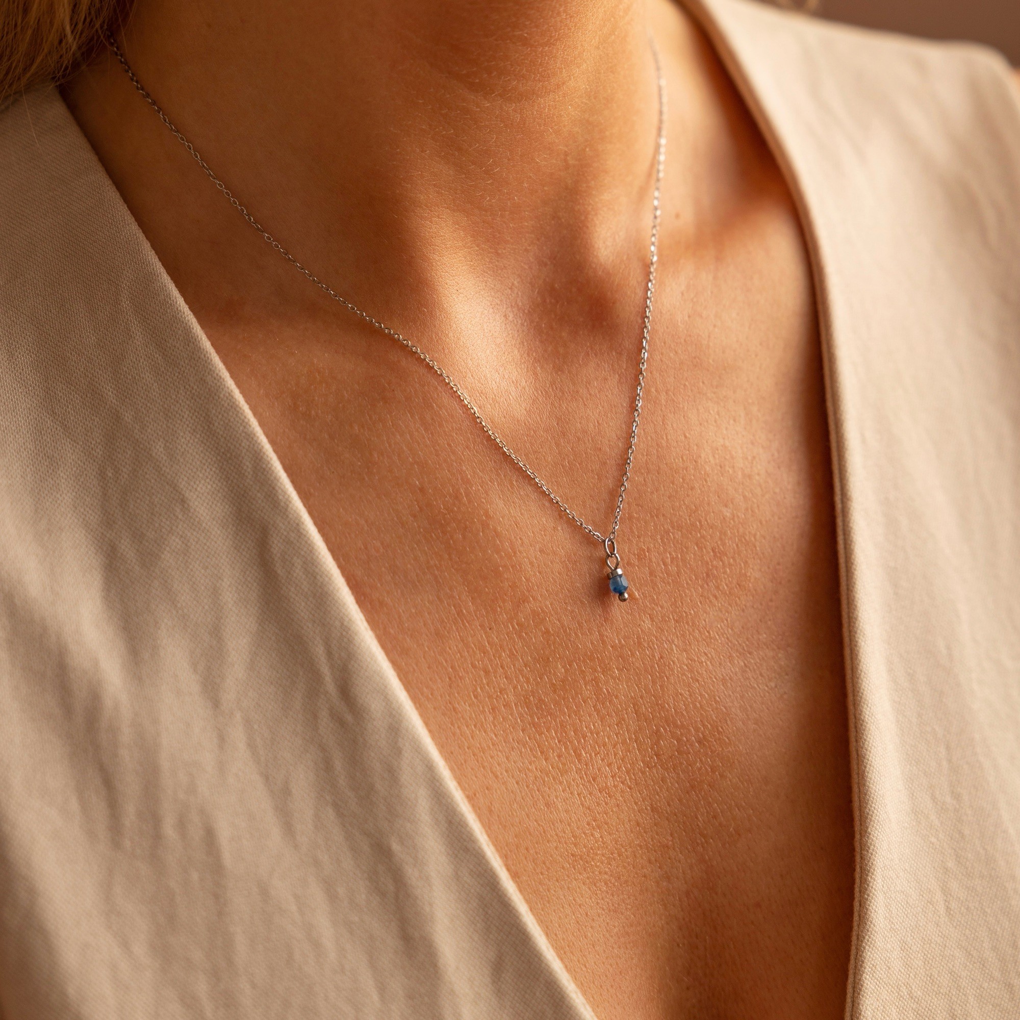 Naszyjnik „Blue tonic” – naszyjnik z Kyanitem niebieskim