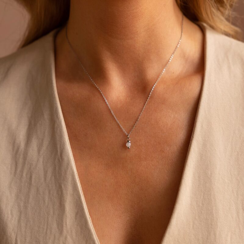 Łańcuszek z Chalcedonem "Balance"