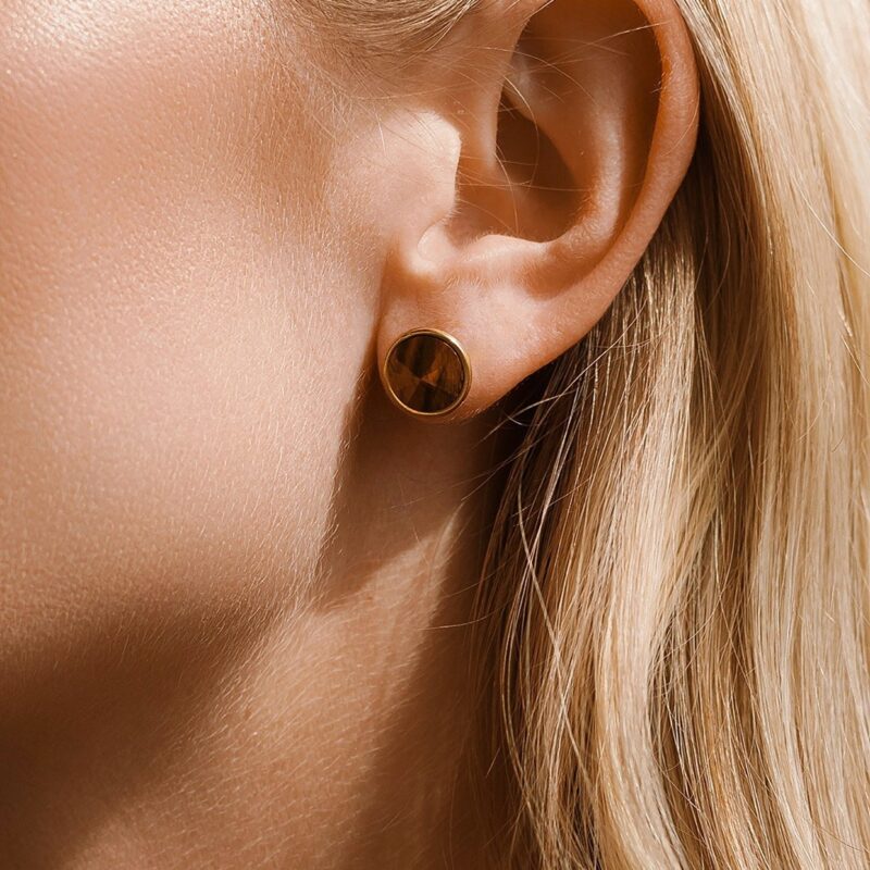 Kolczyki "Tiger eye" - kolczyki z Tygrysim okiem