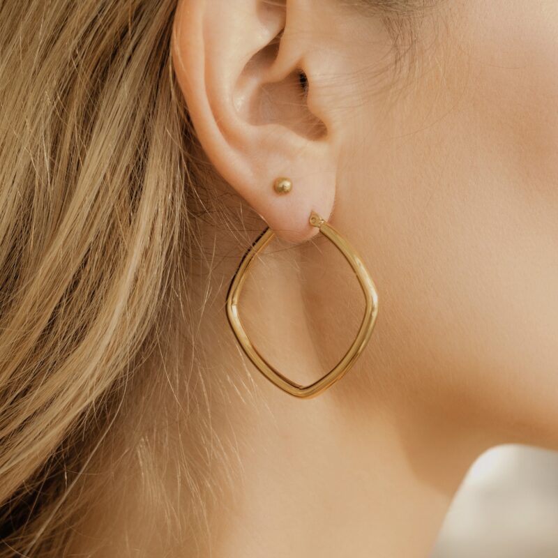 Kolczyki Spring me - stal szlachetna