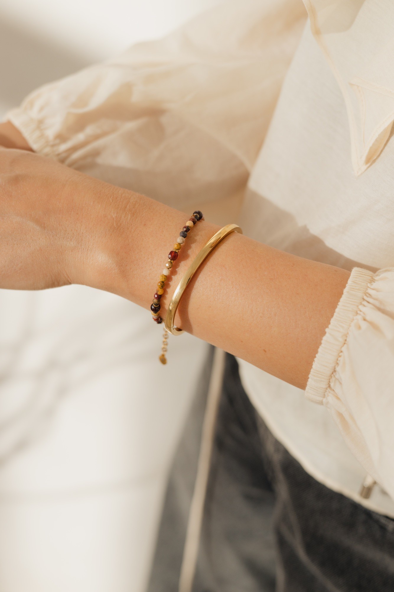 Bransoletka BAGIETA slim – stal szlachetna