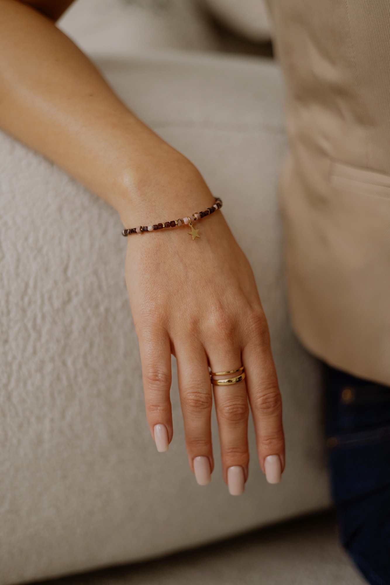 Bransoletka Your gift – Granat, Rodonit, Opal peruwiański, Hematyt