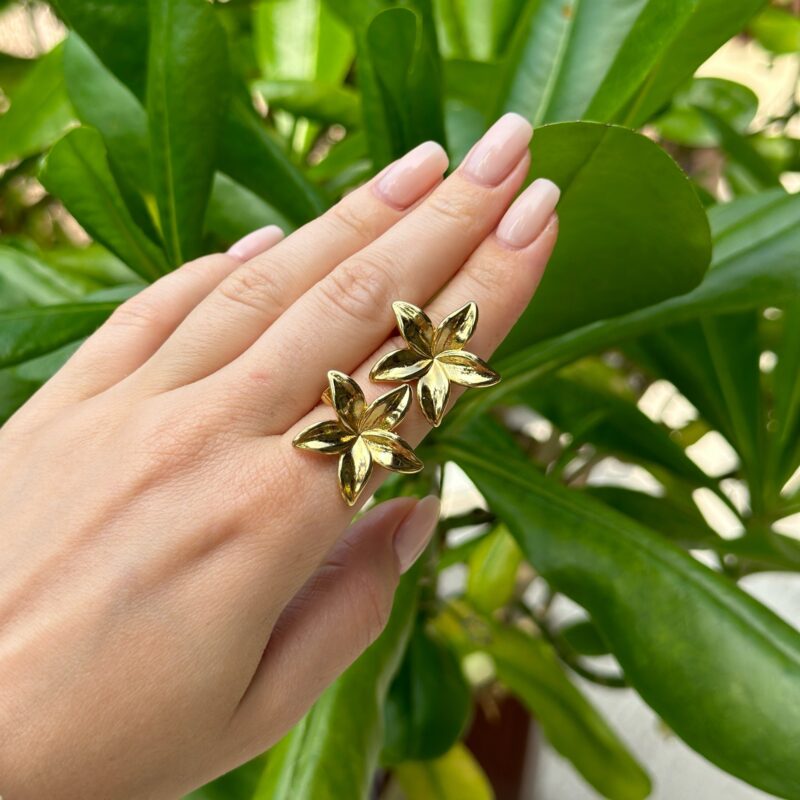 Kolczyki "Thai vibe" - pozłacana stal szlachetna