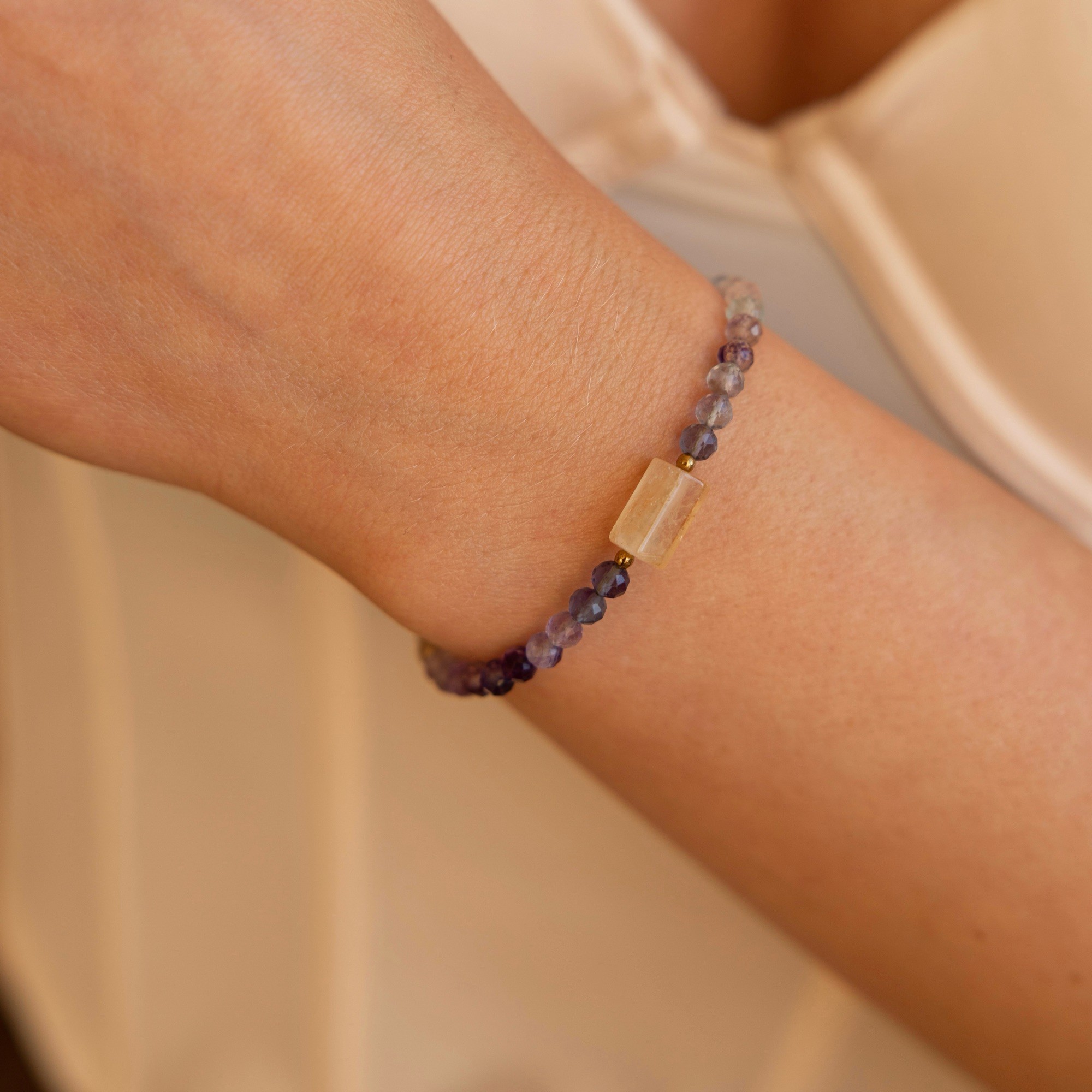 Bransoletka Smart one – Fluoryt, Cytryn, Hematyt