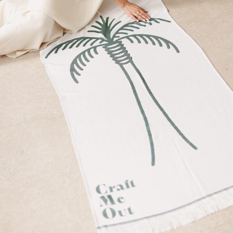 PRE ORDER Ręcznik The palm - ręcznik z bambusa