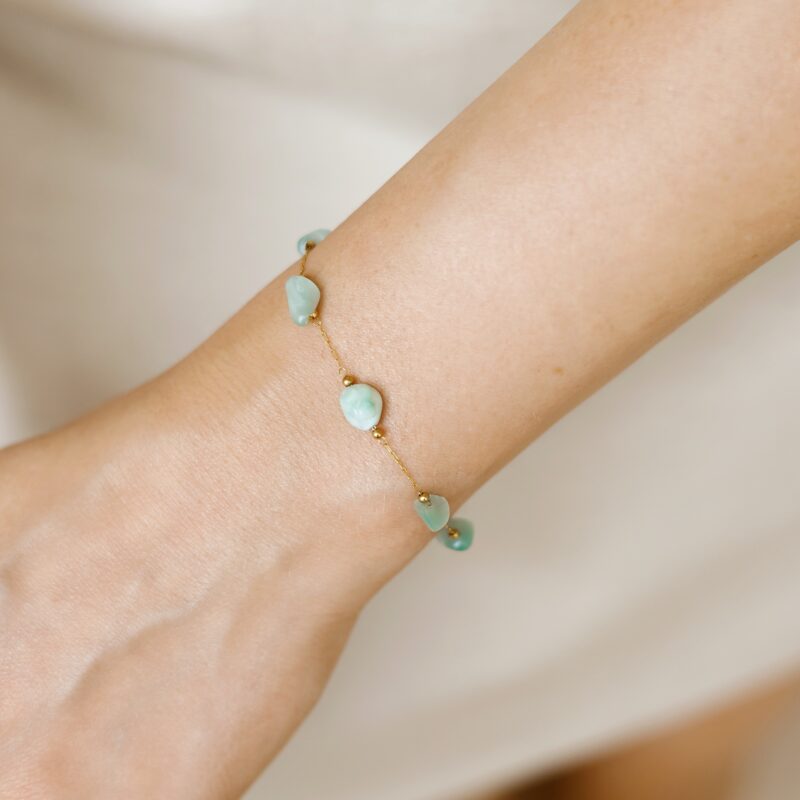 Bransoletka Lea drop - Amazonit