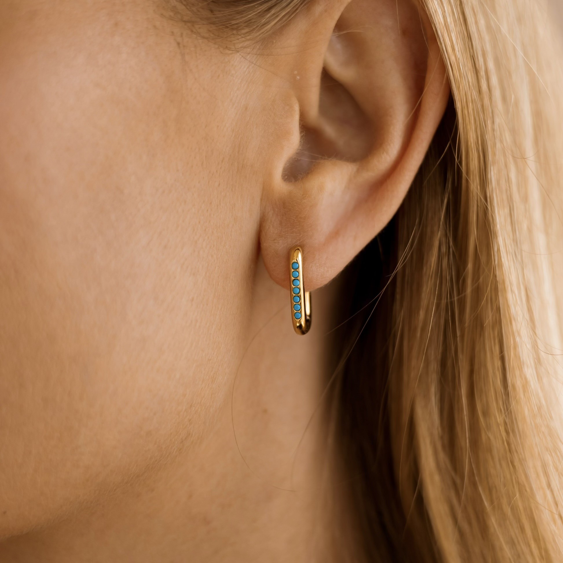 Kolczyki Azure – stal szlachetna