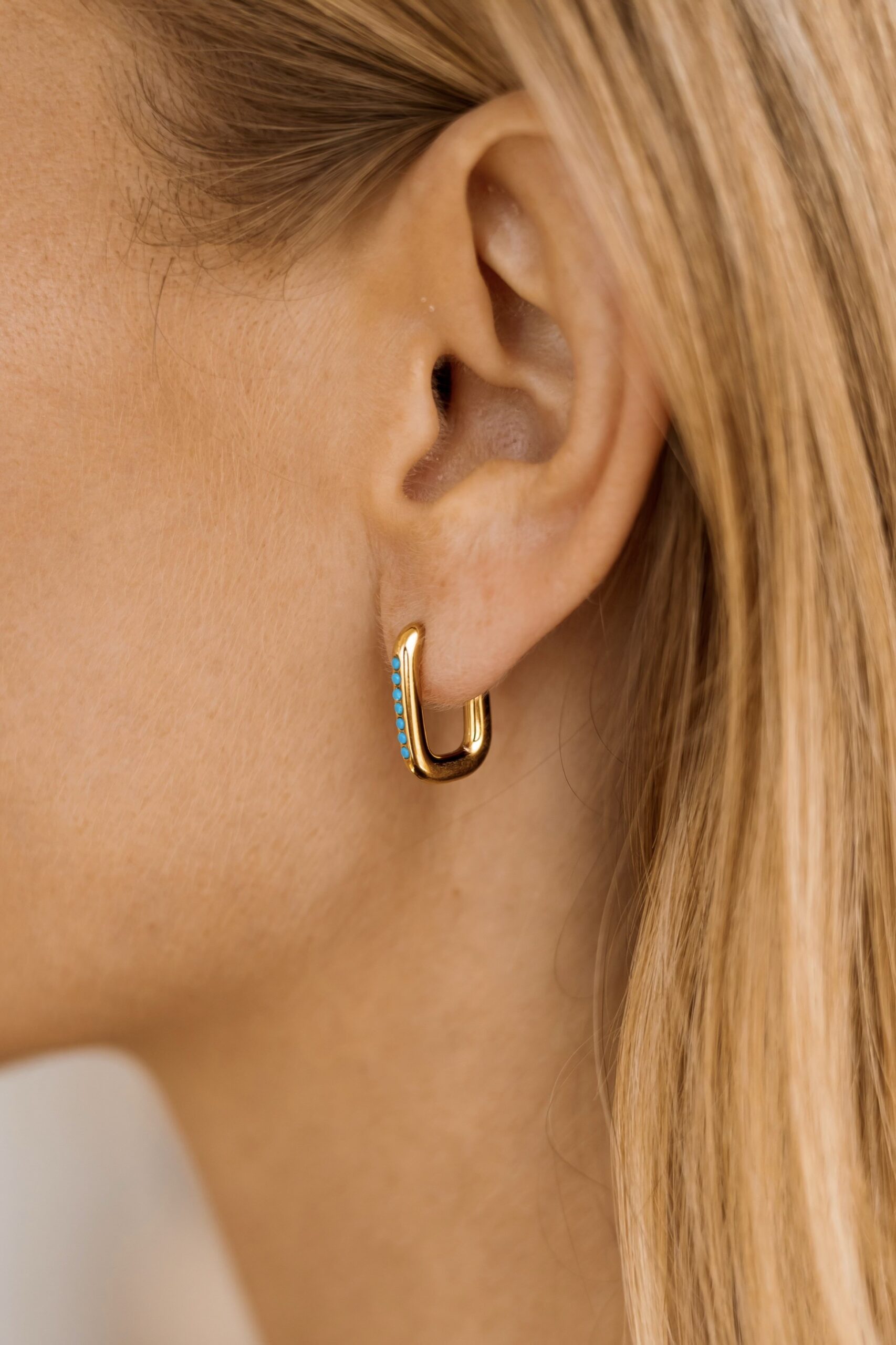 Kolczyki Azure – stal szlachetna