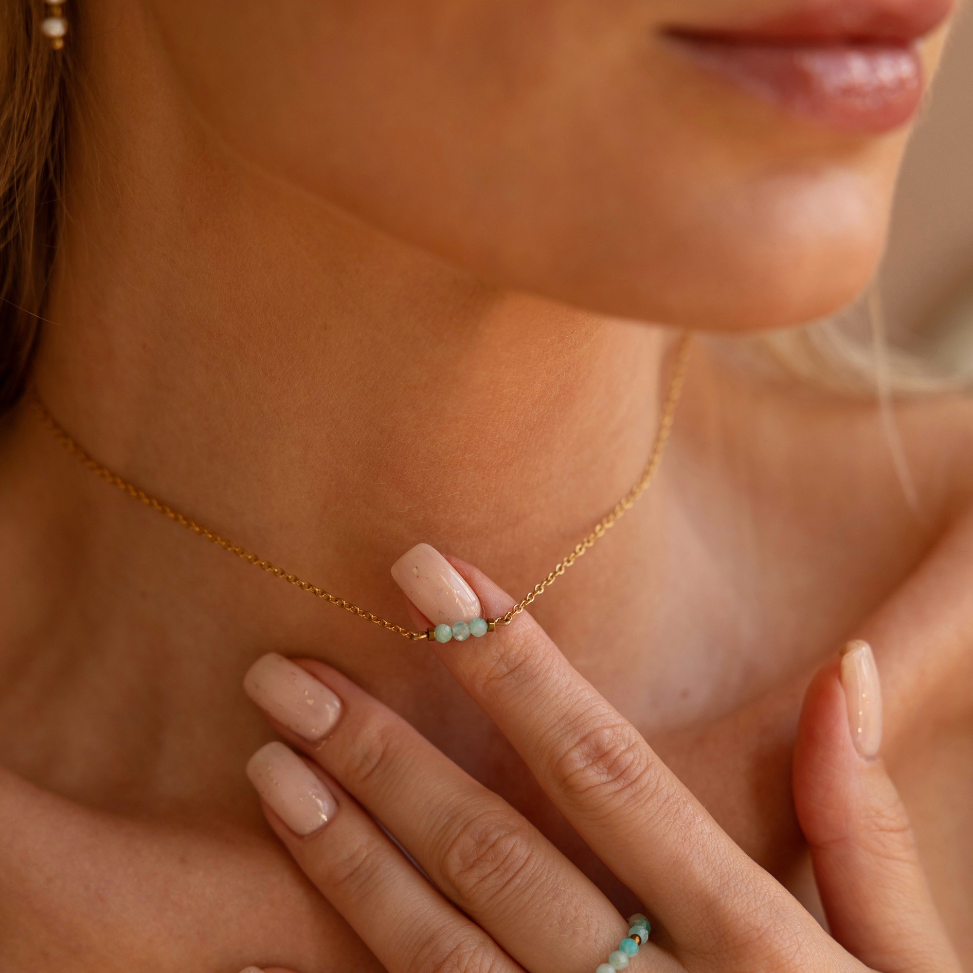 Łańcuszek Hope – Amazonit