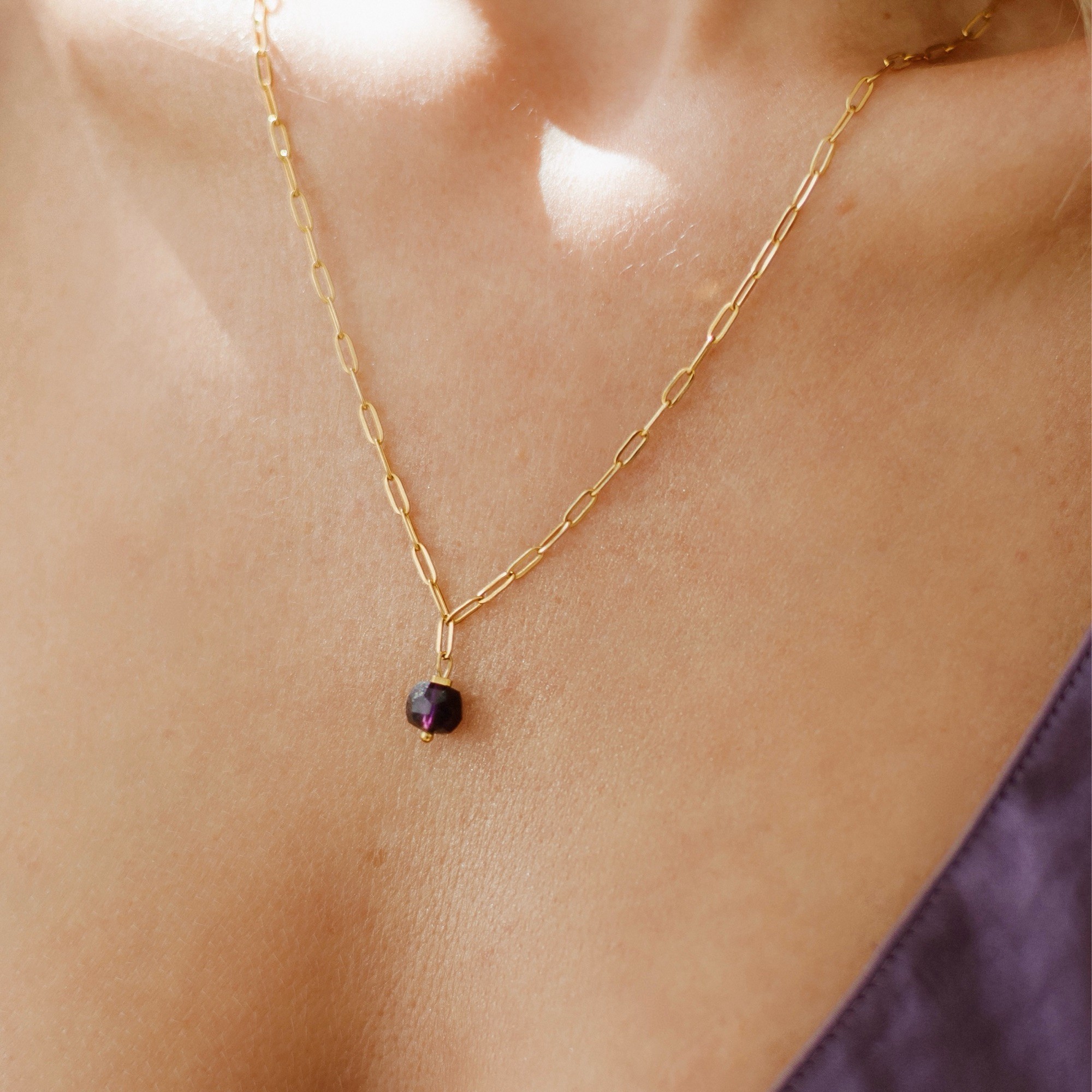 Naszyjnik Calm – stal szlachetna pozłacana