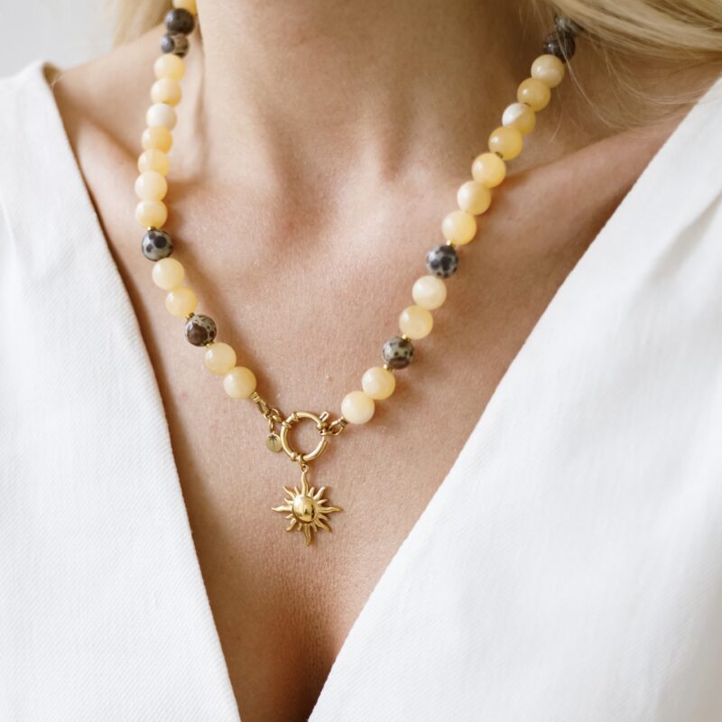 Naszyjnik z federingiem Butter Brown