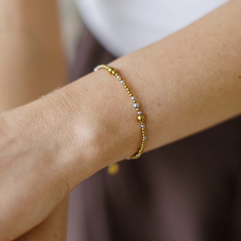 Bransoletka z Hematytów Duality