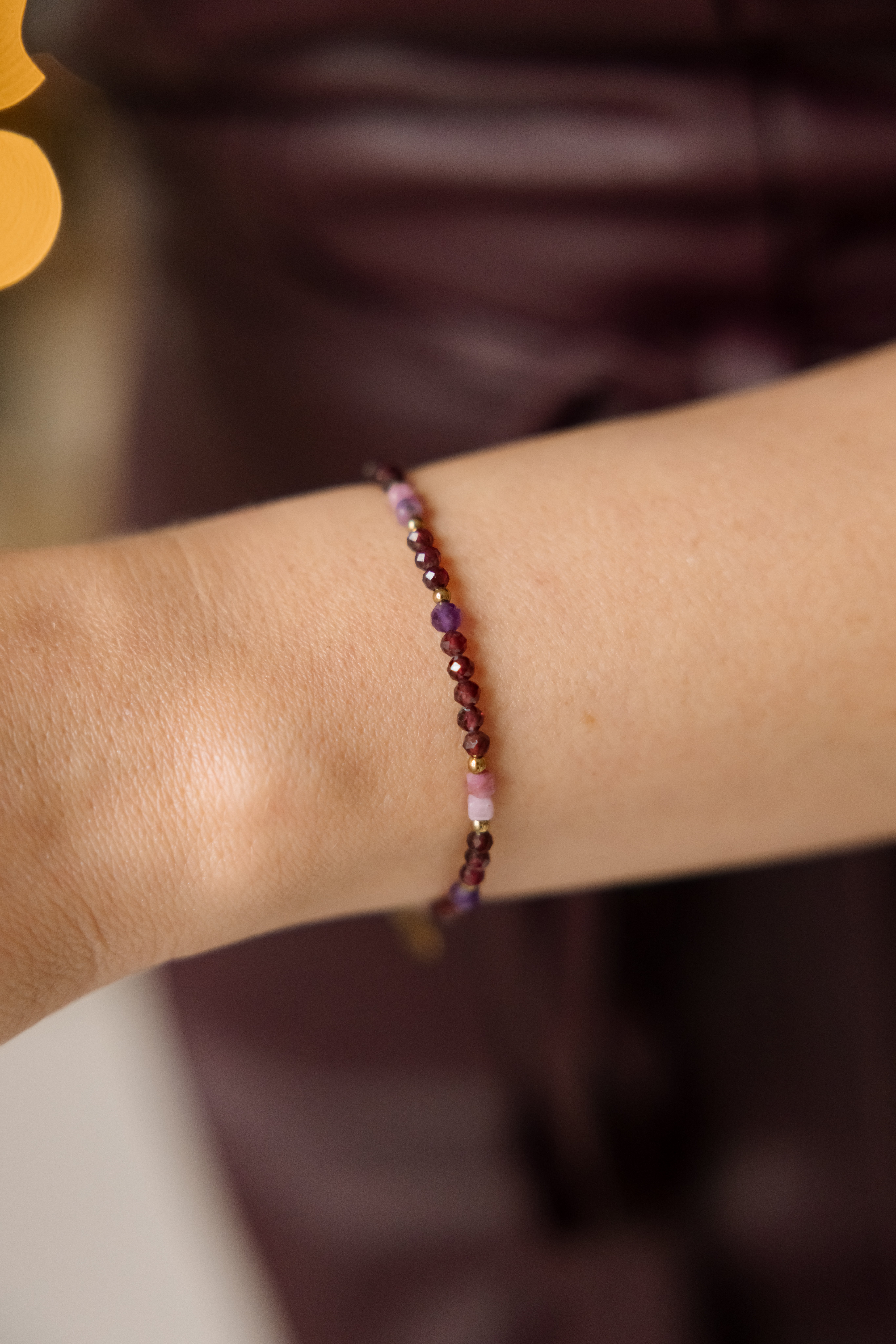 Bransoletka Royal mystic – Rubin, Granat, Ametyst, Hematyt