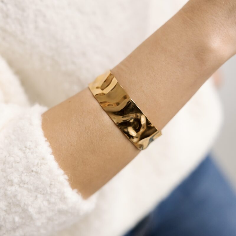 Bransoleta bagieta gnieciona Solis - stal szlachetna