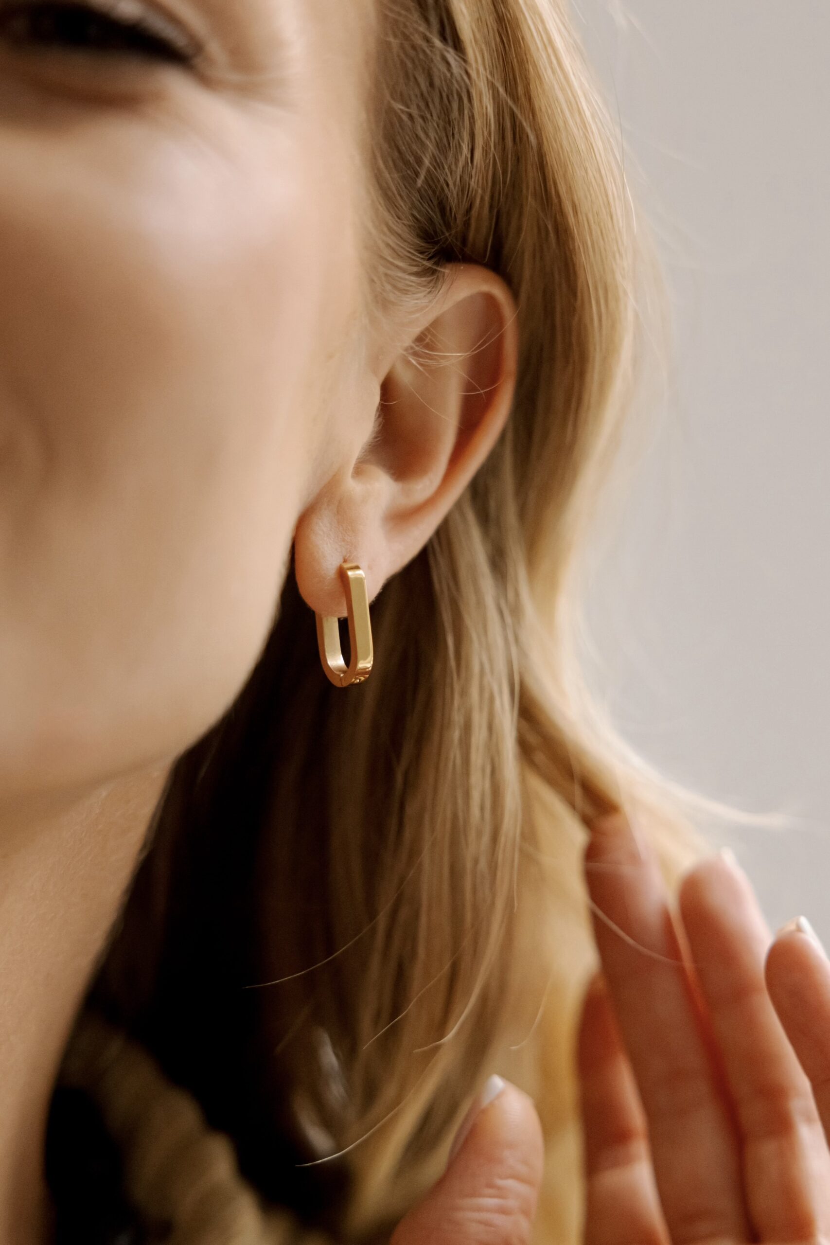 Kolczyki Aurora GOLD / SILVER – stal szlachetna pozłacana