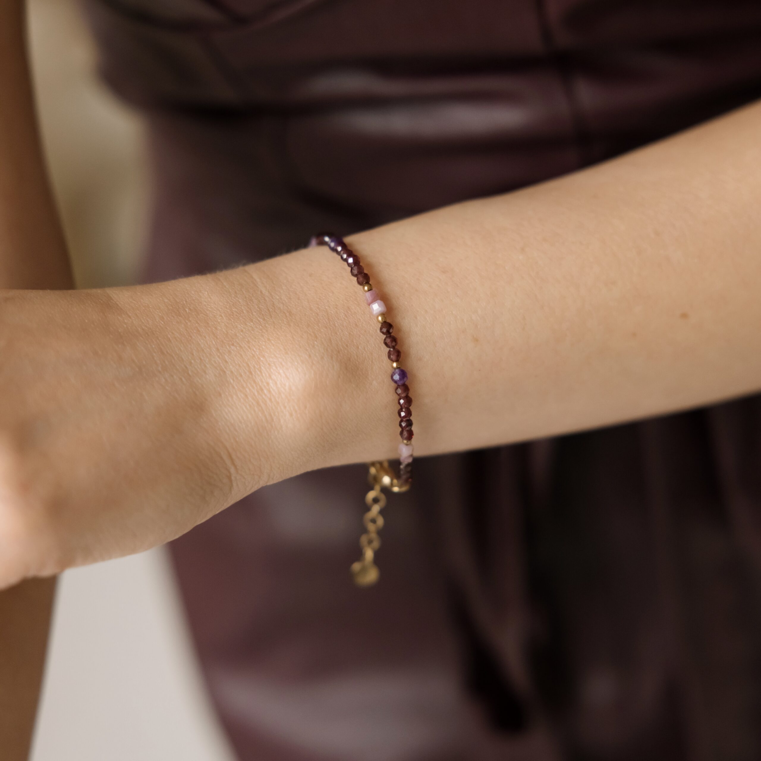 Bransoletka Royal mystic – Rubin, Granat, Ametyst, Hematyt