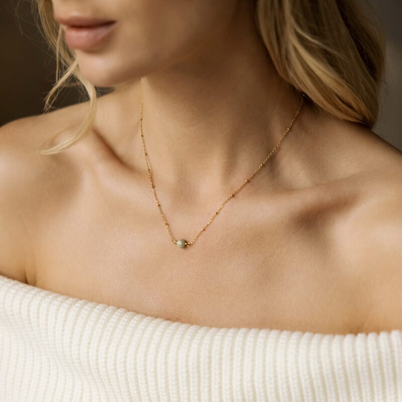 Łańcuszek Matcha Matcha - Jaspis