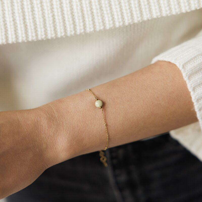 Bransoletka łańcuszkowa Matcha Matcha - stal szlachetna pozłacana